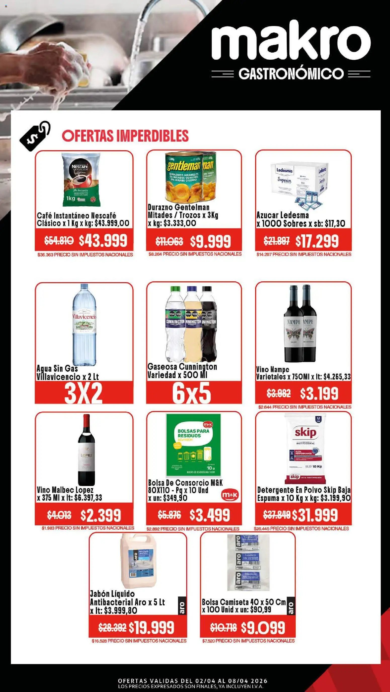 Makro Ofertas Gastronómico (2026-04-02 - 2026-04-08)