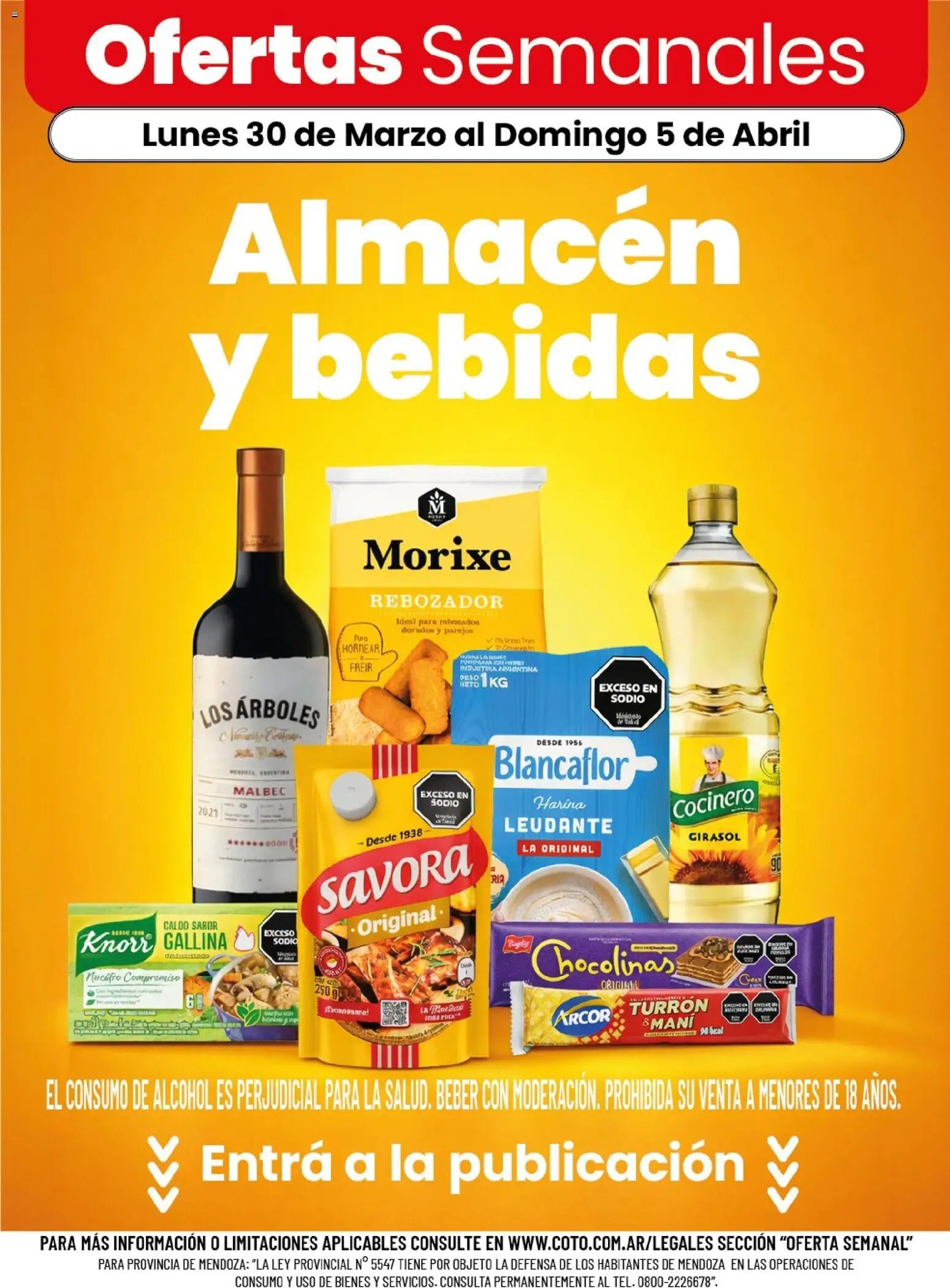 Coto - Ofertas Almacén y bebidas (2026-03-30 - 2026-04-05)