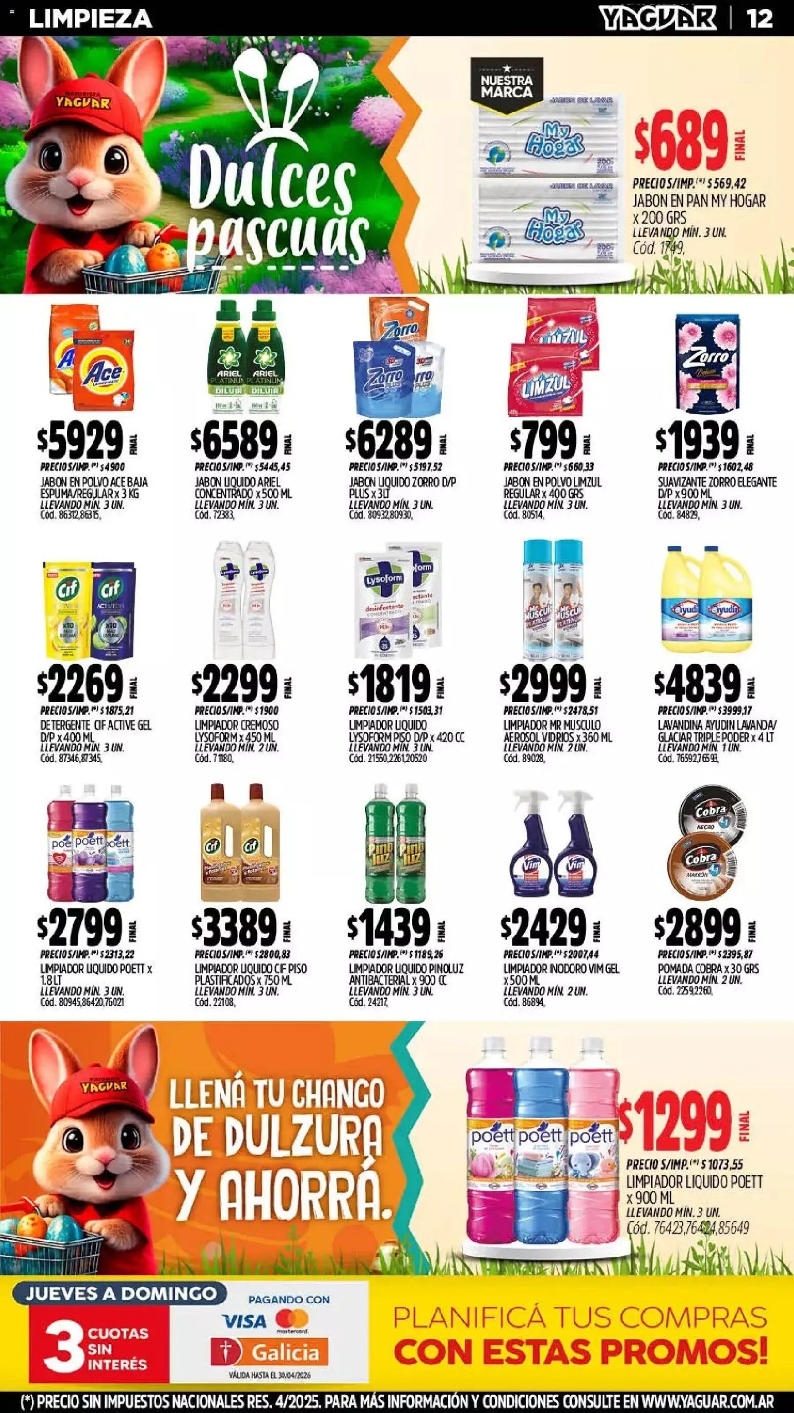 Yaguar - Oferta Semanal Misiones (2026-03-30 - 2026-04-04)
