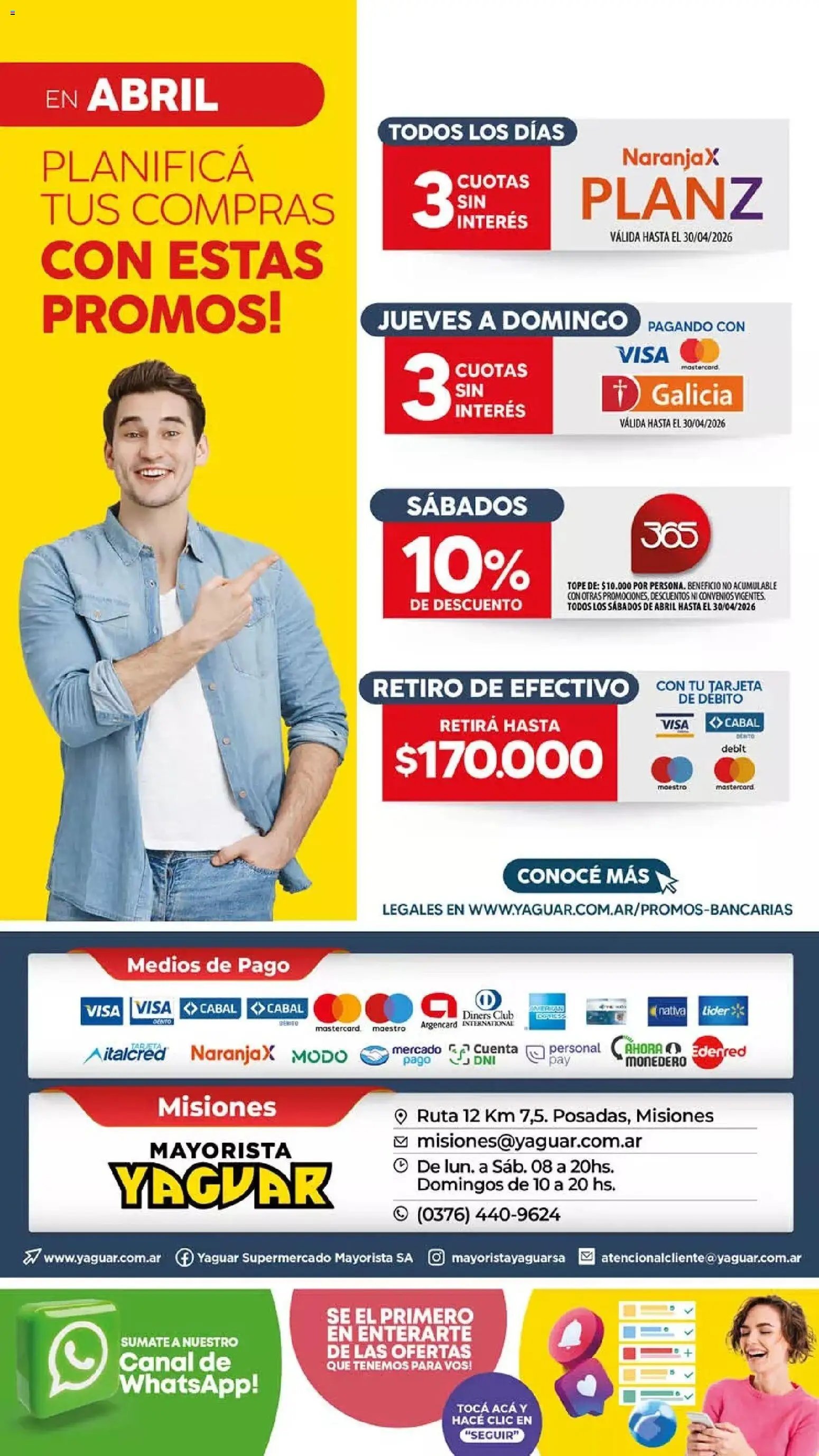 Yaguar - Oferta Semanal Misiones (2026-03-30 - 2026-04-04)