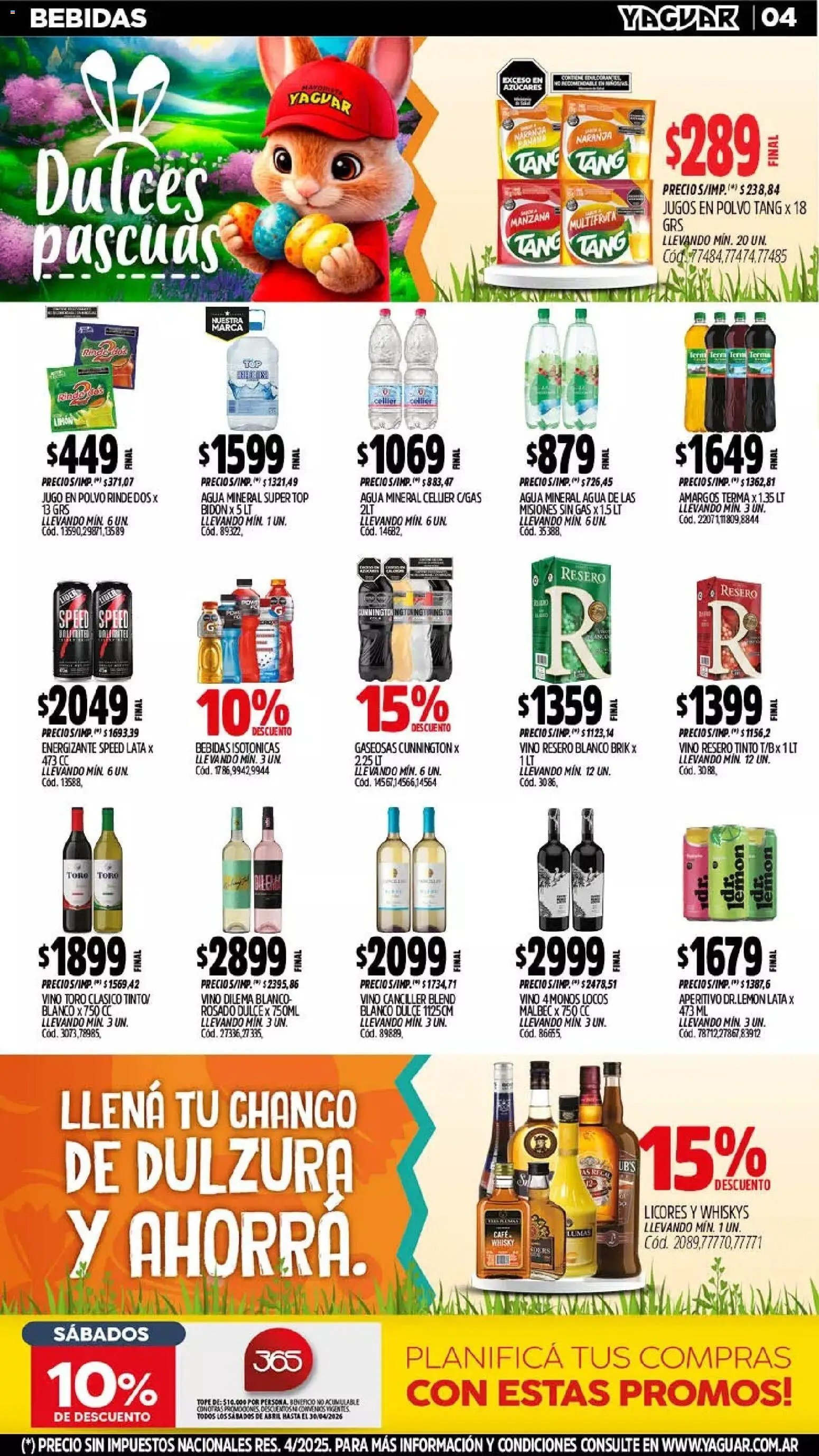 Yaguar - Oferta Semanal Misiones (2026-03-30 - 2026-04-04)
