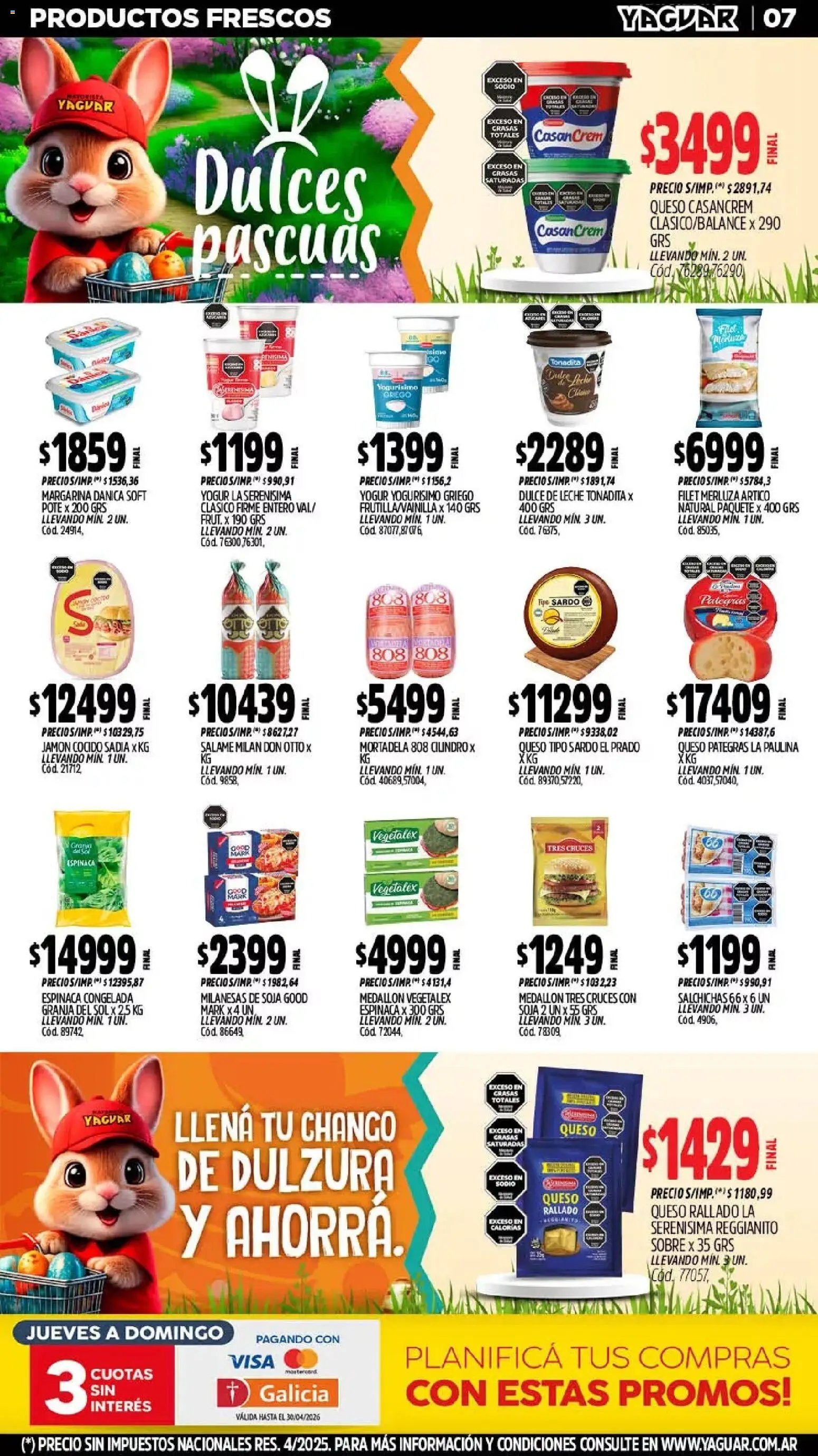 Yaguar - Oferta Semanal Misiones (2026-03-30 - 2026-04-04)
