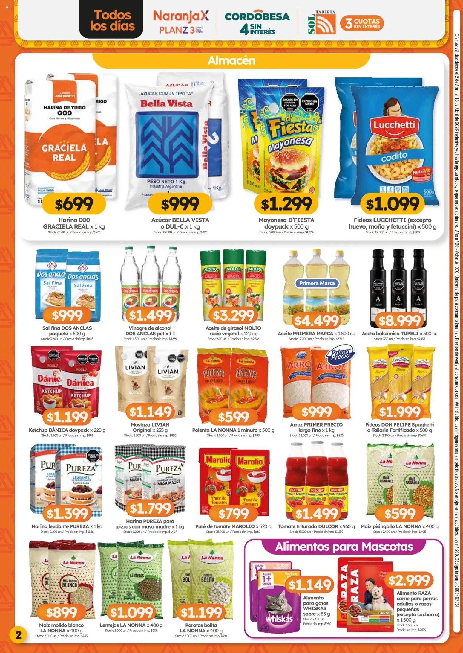 Cordiez ofertas (2026-04-02 - 2026-04-15)