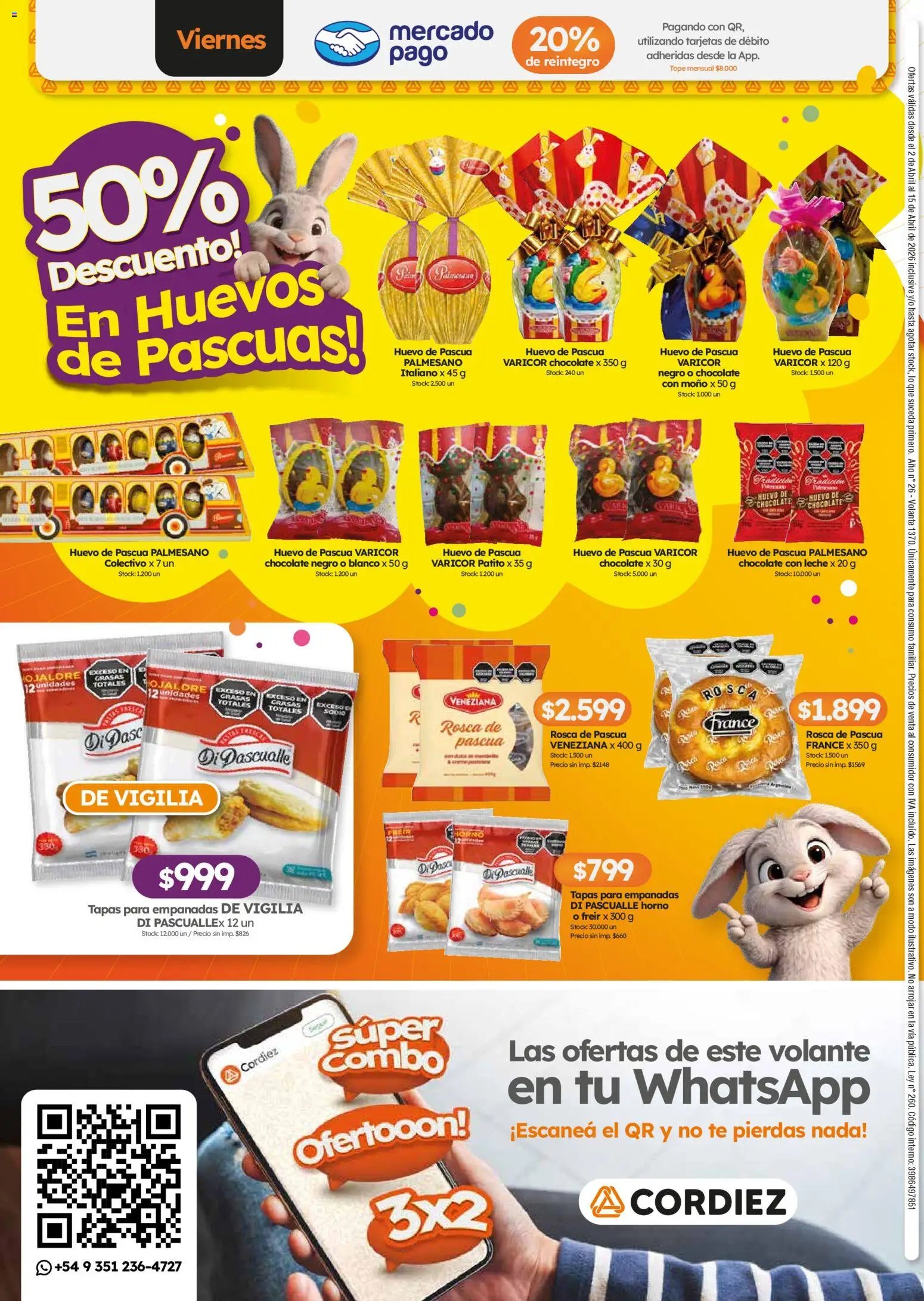 Cordiez ofertas (2026-04-02 - 2026-04-15)
