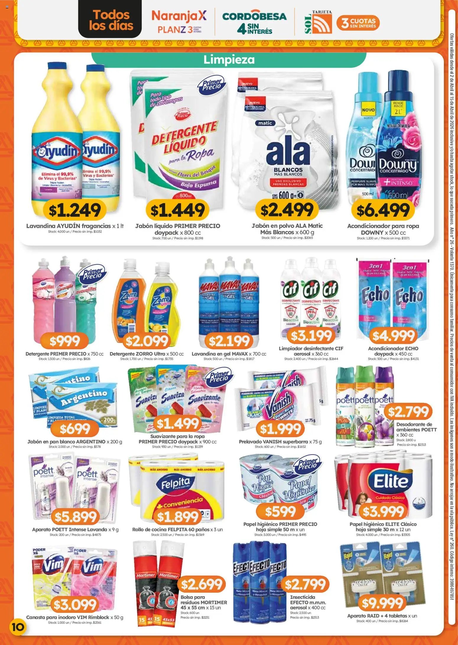 Cordiez ofertas (2026-04-02 - 2026-04-15)