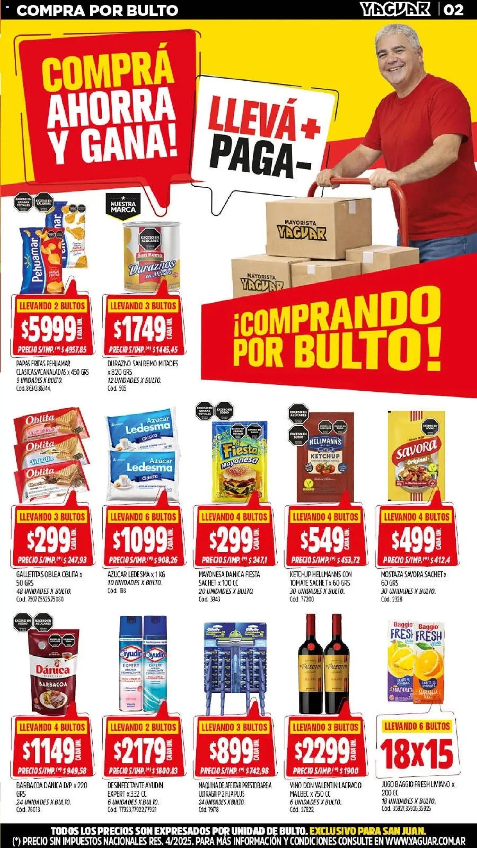 Yaguar - Oferta Semanal San Juan (2026-03-30 - 2026-04-04)