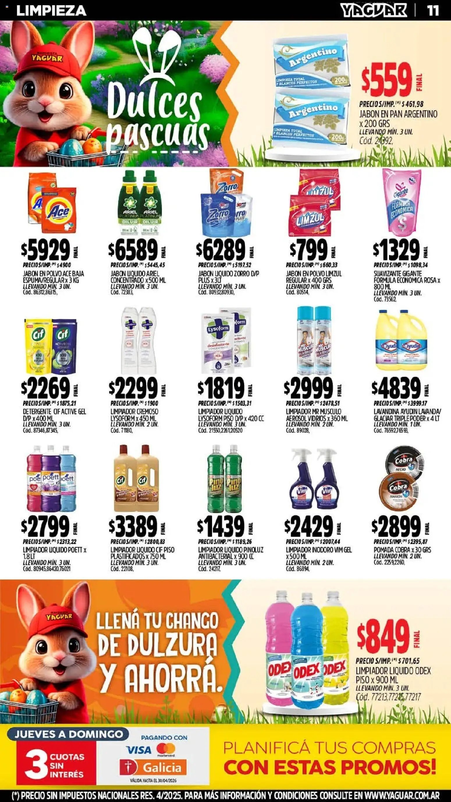 Yaguar - Oferta Semanal San Juan (2026-03-30 - 2026-04-04)