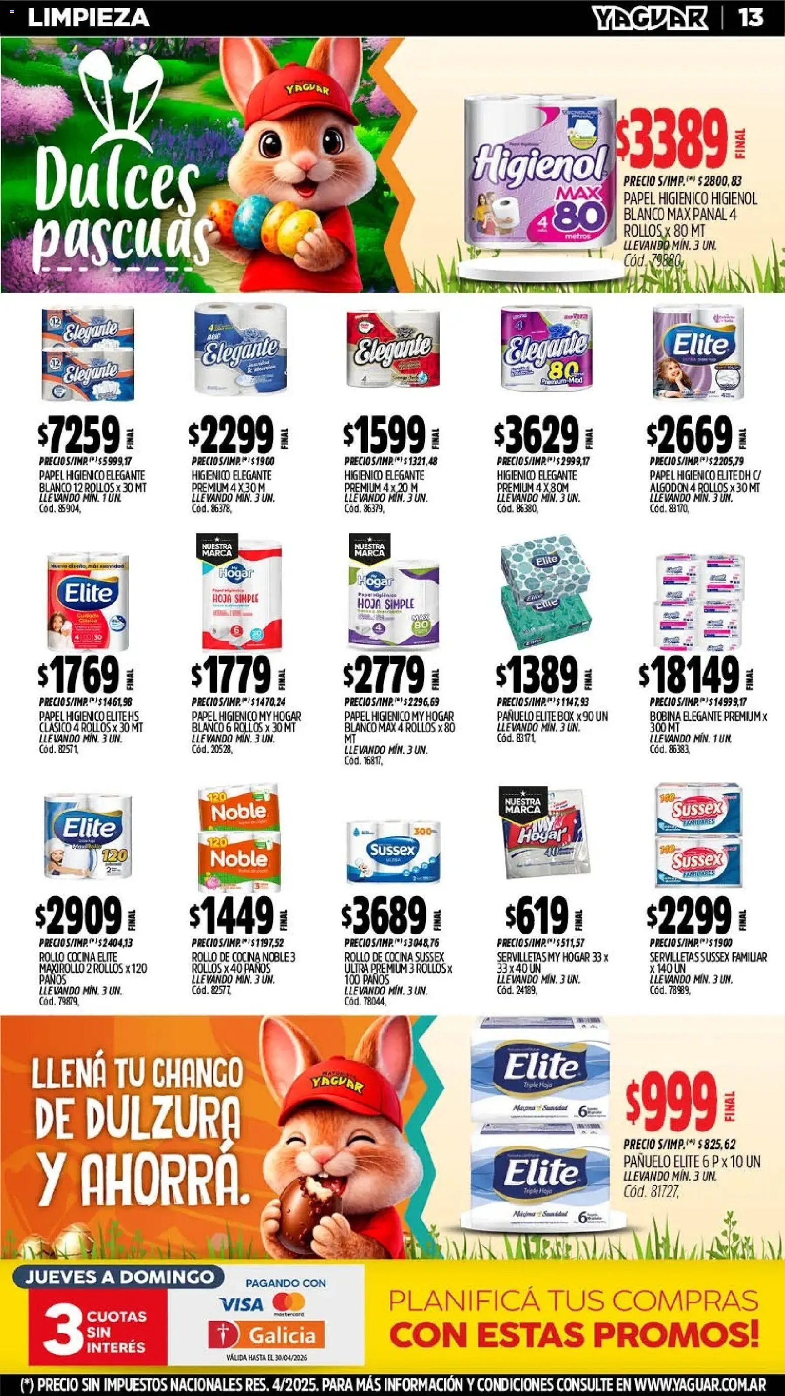 Yaguar - Oferta Semanal San Juan (2026-03-30 - 2026-04-04)