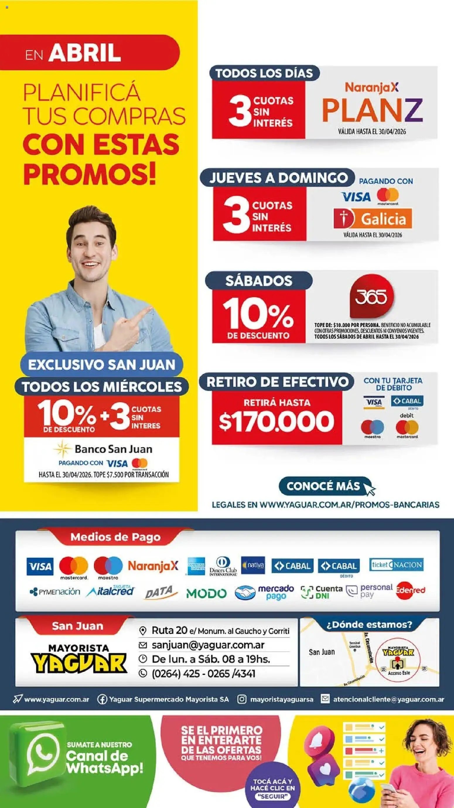 Yaguar - Oferta Semanal San Juan (2026-03-30 - 2026-04-04)