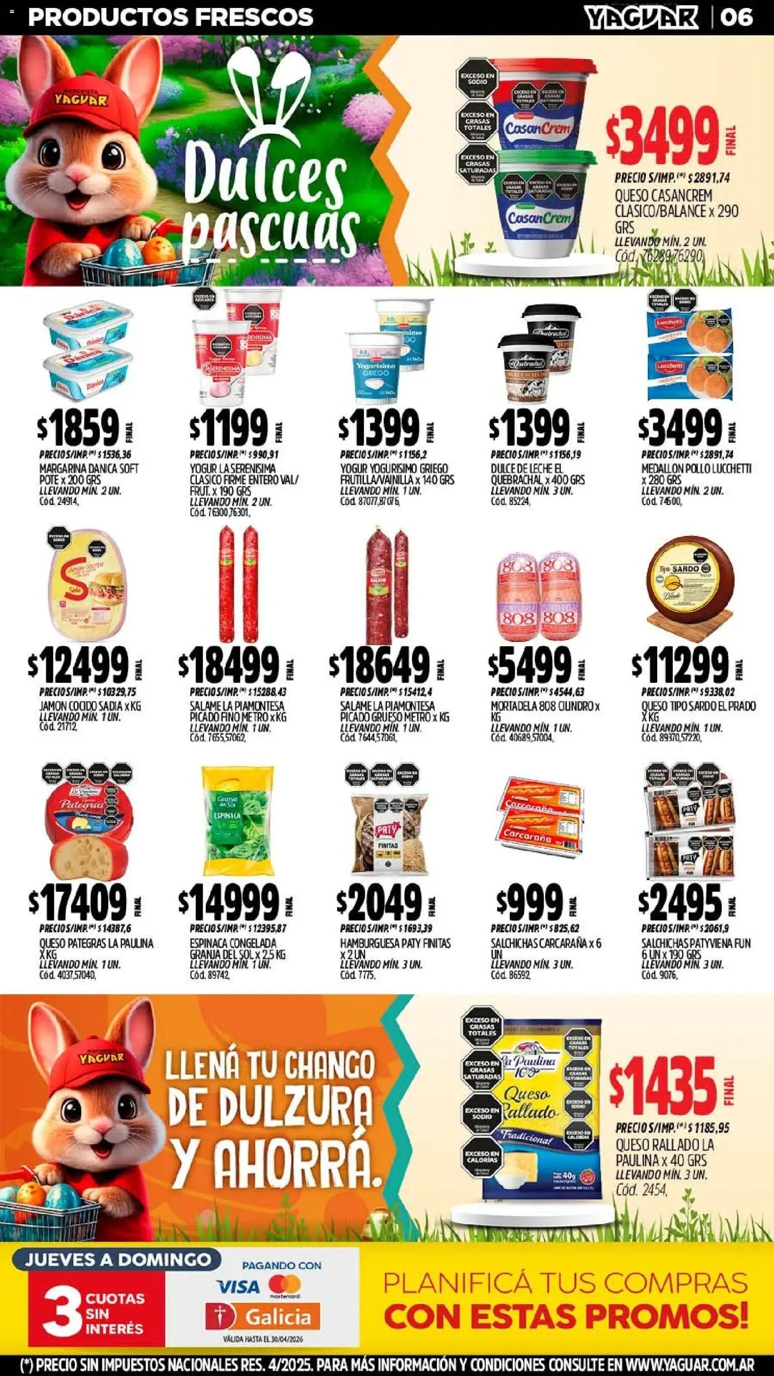 Yaguar - Oferta Semanal San Juan (2026-03-30 - 2026-04-04)