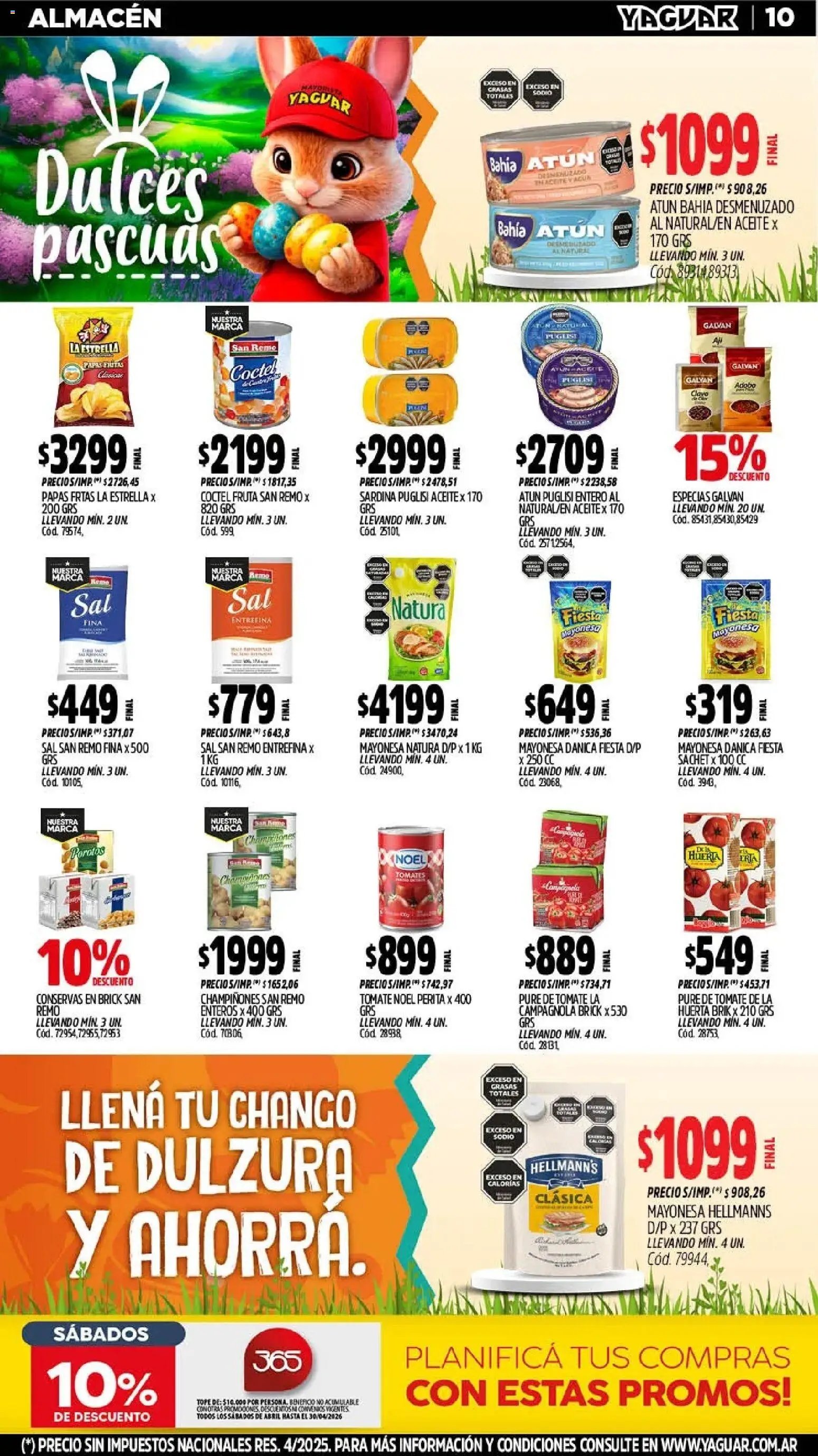 Yaguar - Oferta Semanal San Juan (2026-03-30 - 2026-04-04)
