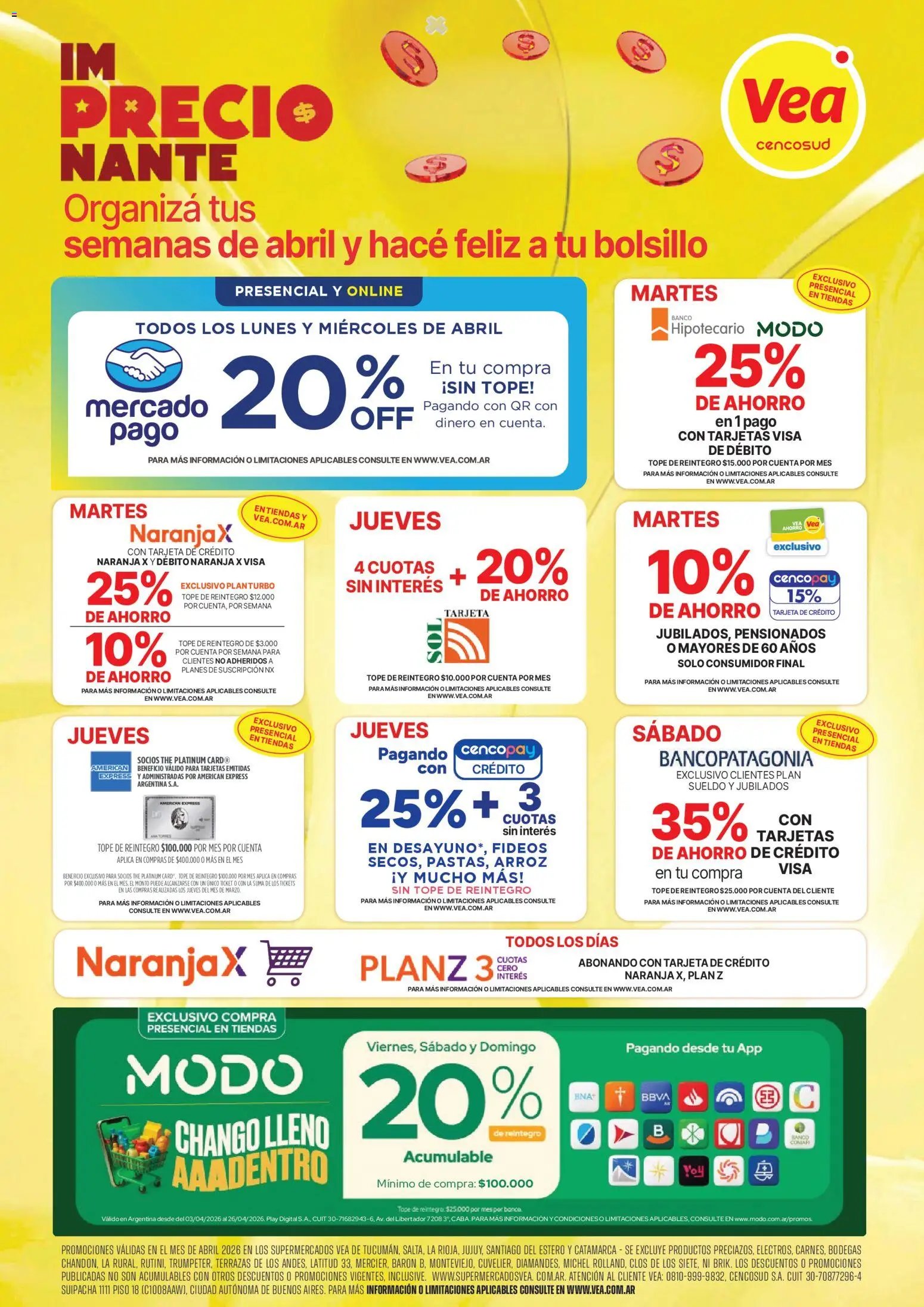 Vea - Oferta imPRECIOnante (2026-03-31 - 2026-04-06)