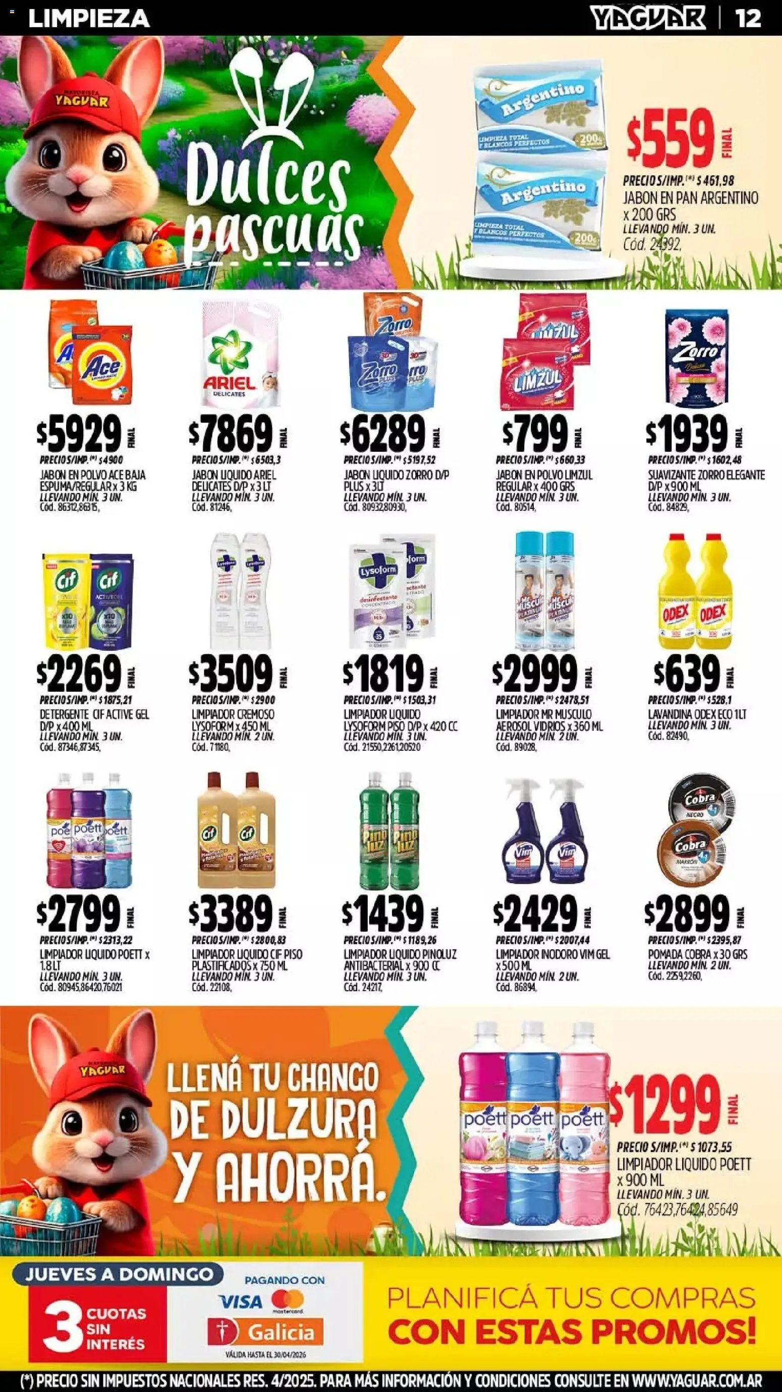 Yaguar - Oferta Semanal Neuquen (2026-03-30 - 2026-04-05)