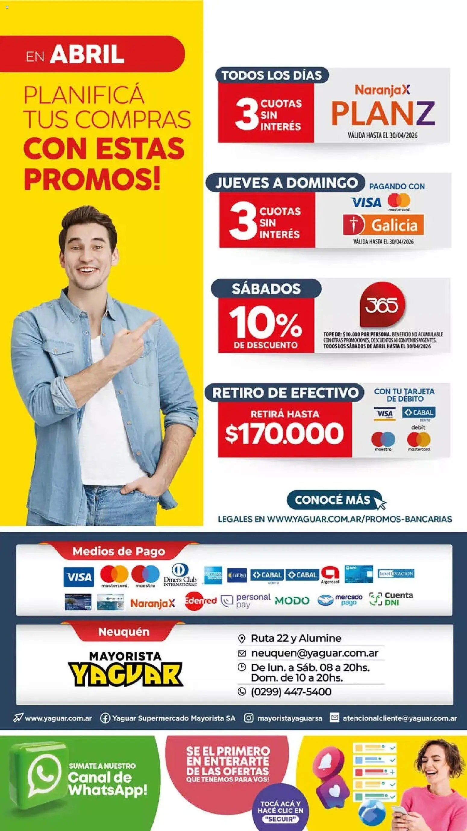 Yaguar - Oferta Semanal Neuquen (2026-03-30 - 2026-04-05)