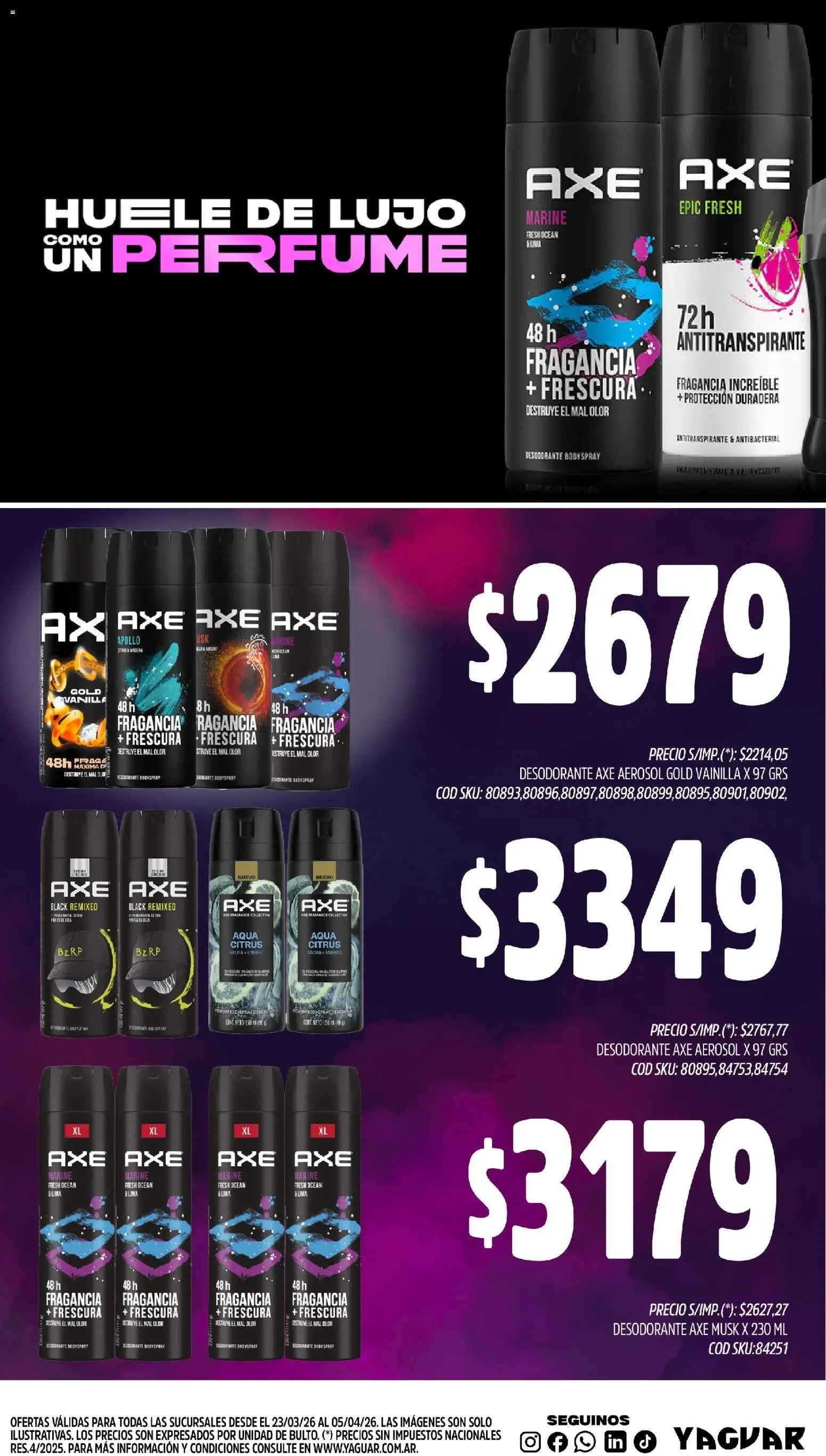 Yaguar - Aliados de tu bolsillo Buenos Aires (2026-03-23 - 2026-04-05)