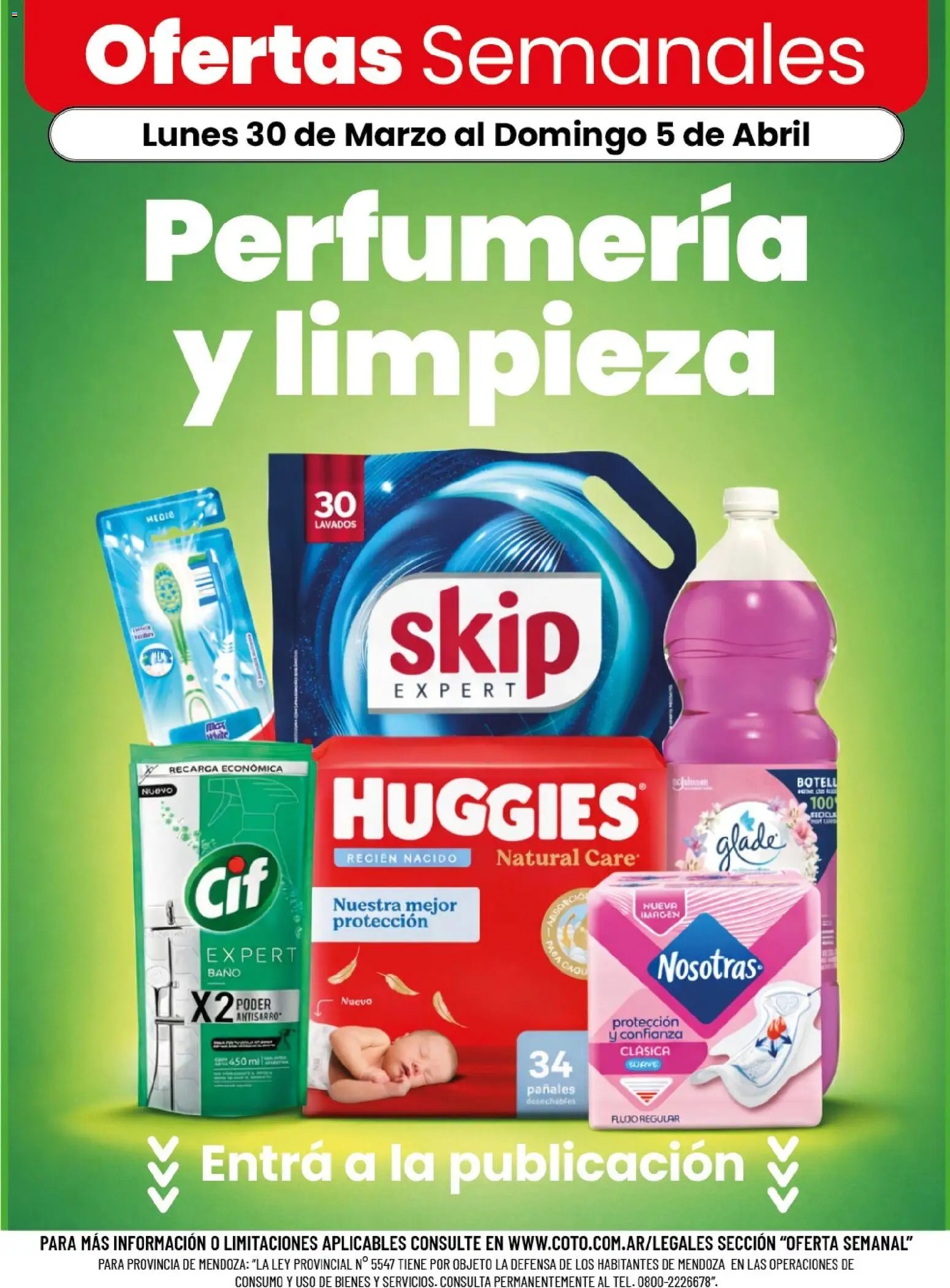 Coto - Ofertas Perfumería y limpieza (2026-03-30 - 2026-04-05)