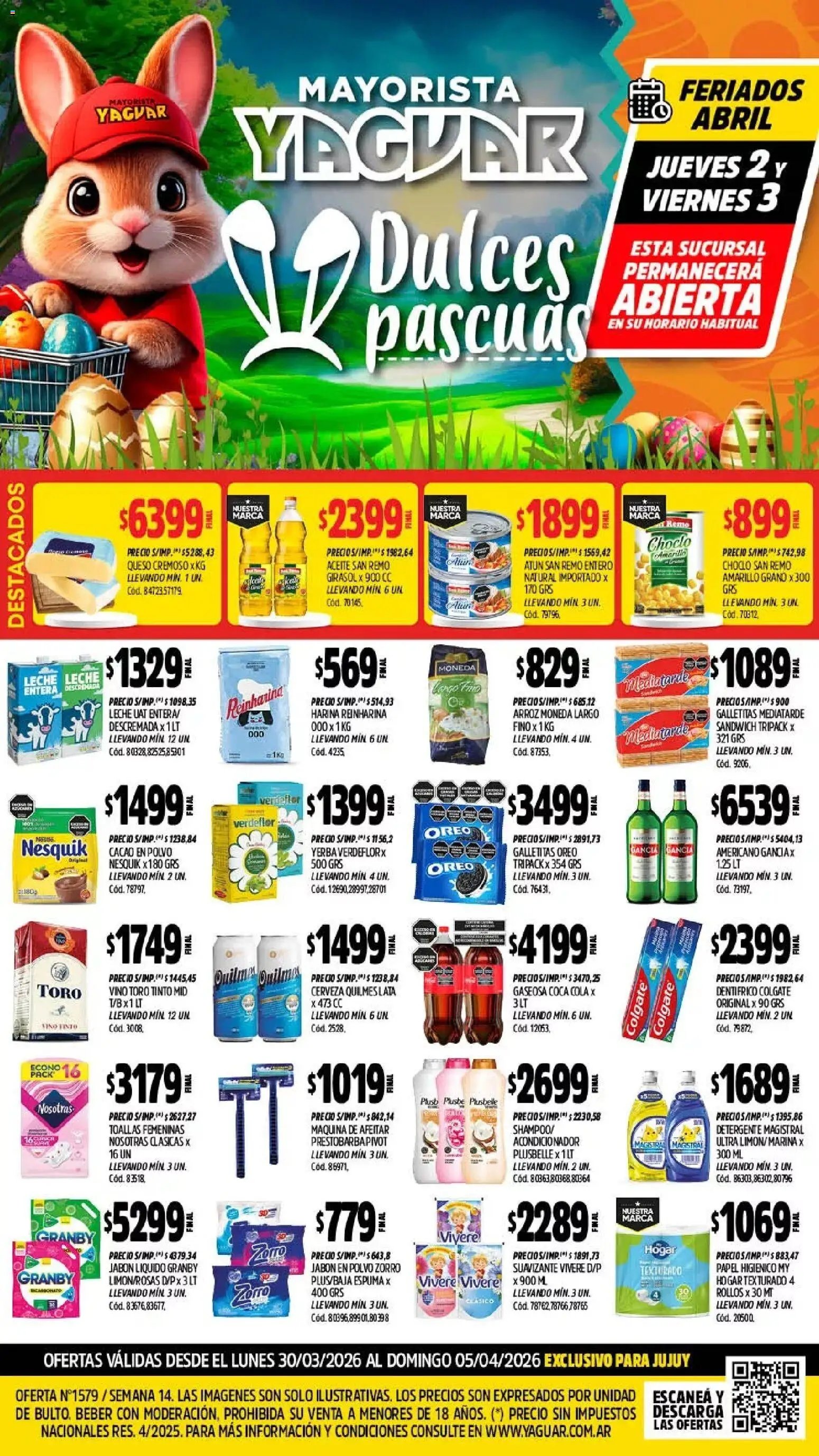 Yaguar - Oferta Semanal Jujuy (2026-03-30 - 2026-04-05)