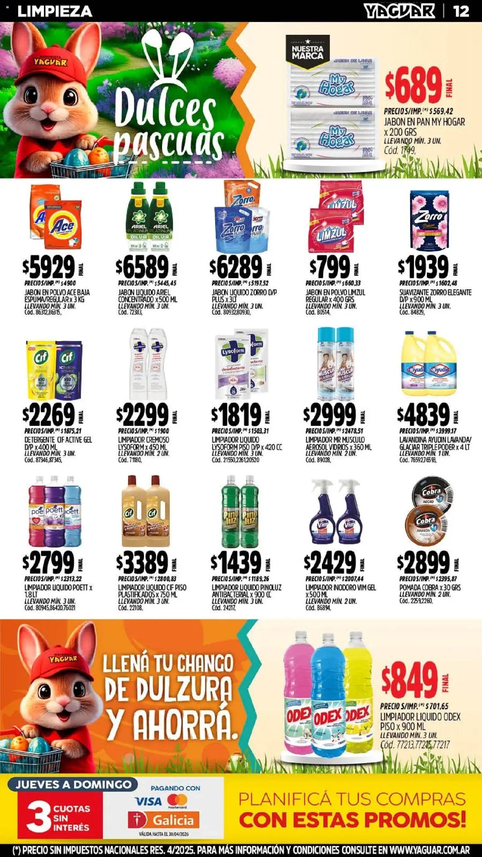 Yaguar - Oferta Semanal Jujuy (2026-03-30 - 2026-04-05)