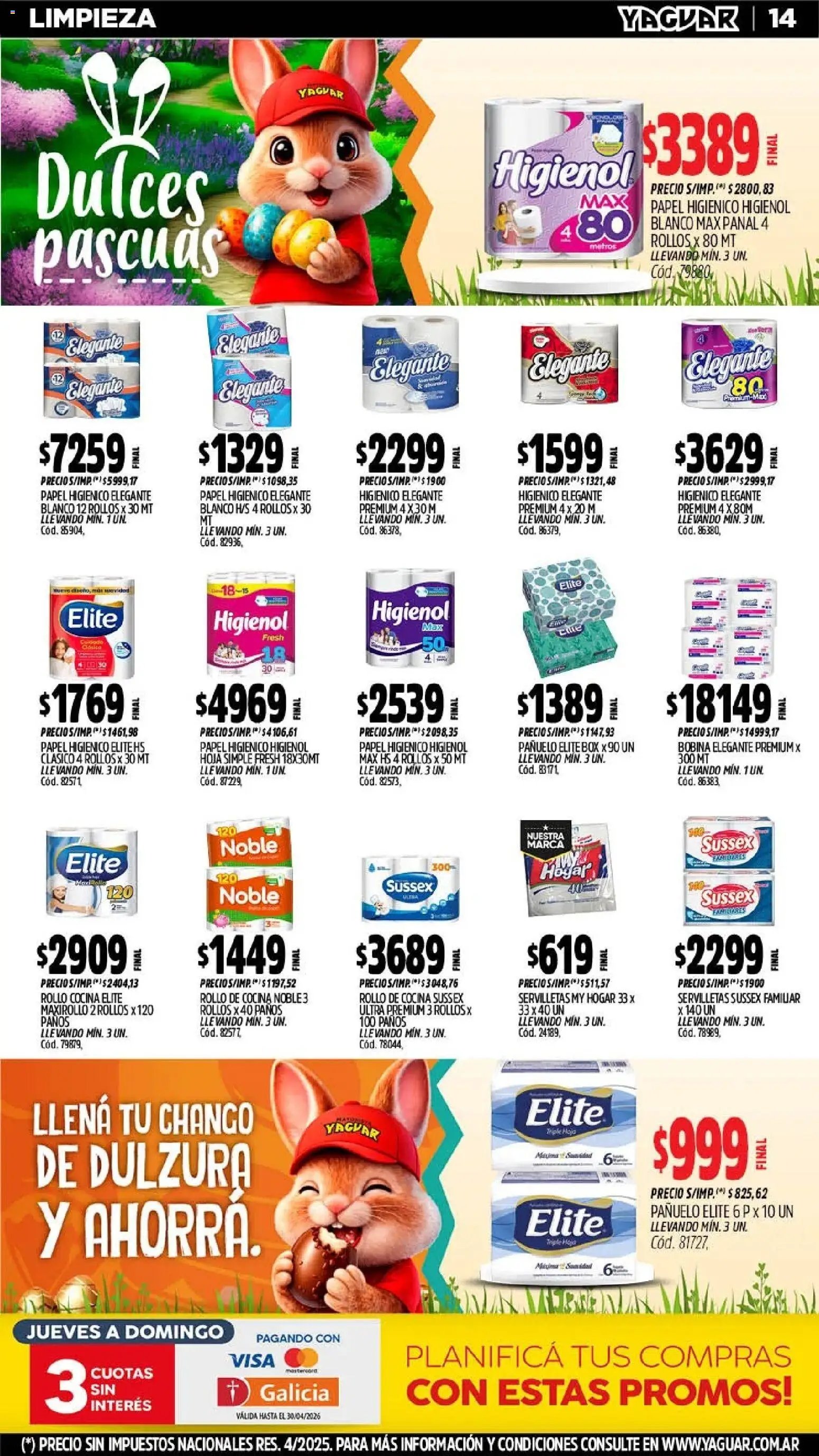 Yaguar - Oferta Semanal Jujuy (2026-03-30 - 2026-04-05)