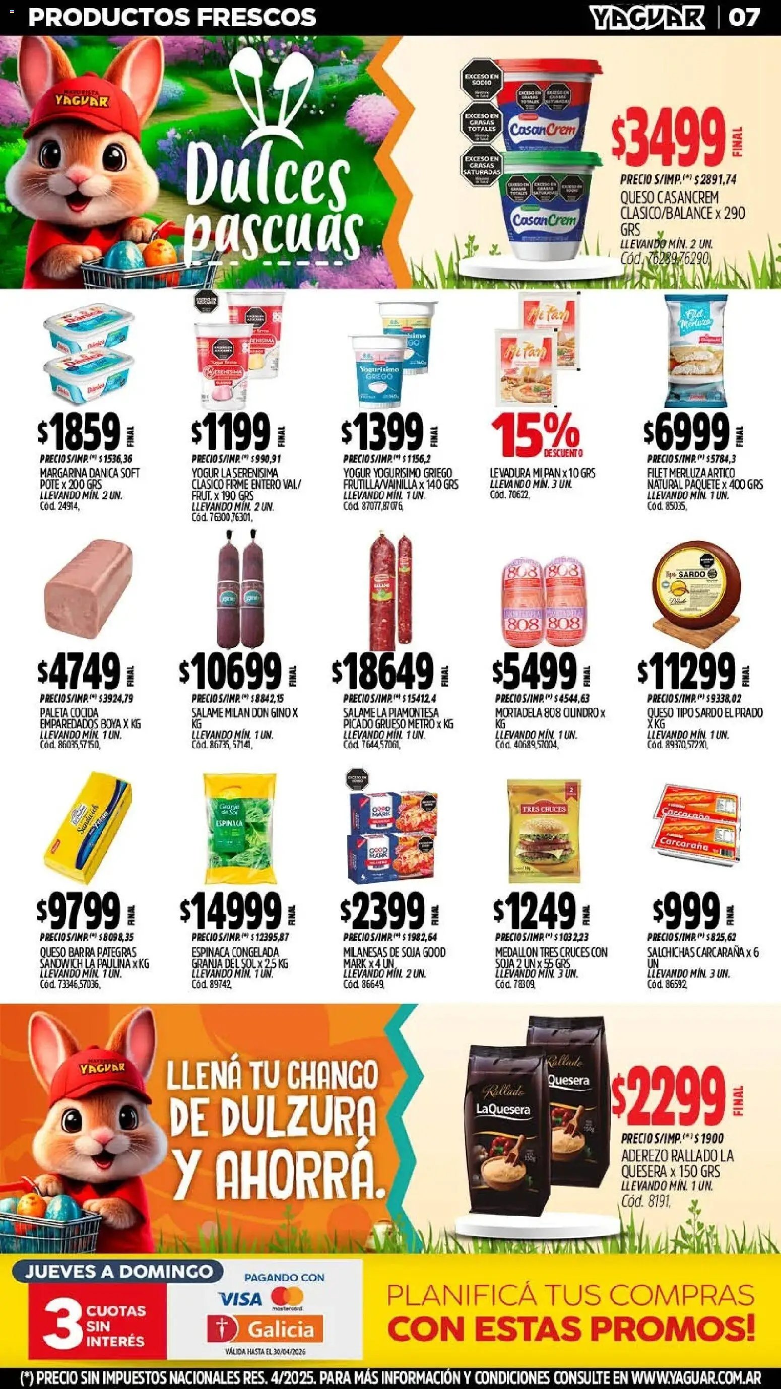 Yaguar - Oferta Semanal Jujuy (2026-03-30 - 2026-04-05)