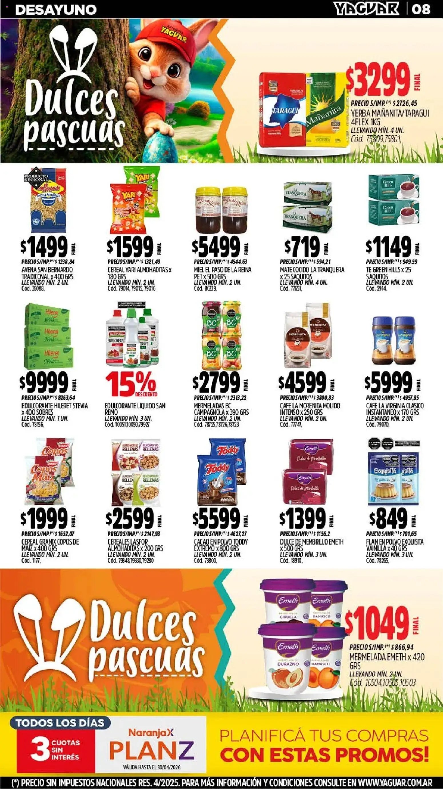 Yaguar - Oferta Semanal Jujuy (2026-03-30 - 2026-04-05)
