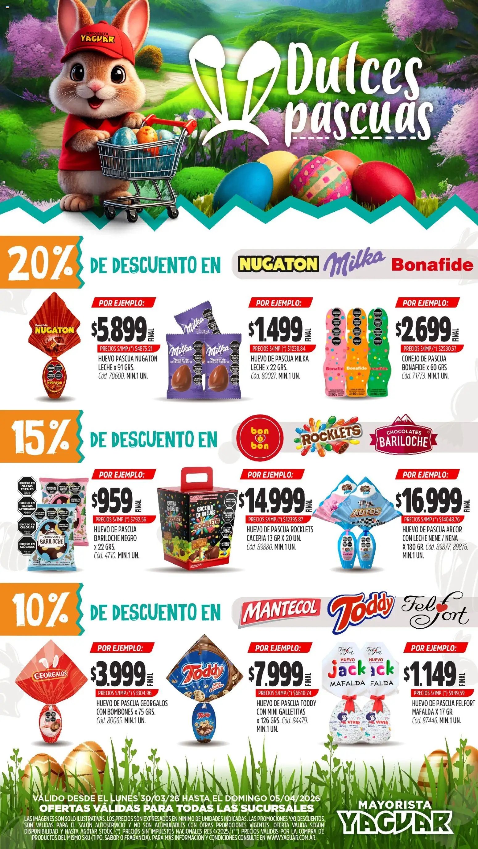Yaguar - Dulces Pascuas Buenos Aires (2026-03-30 - 2026-04-05)