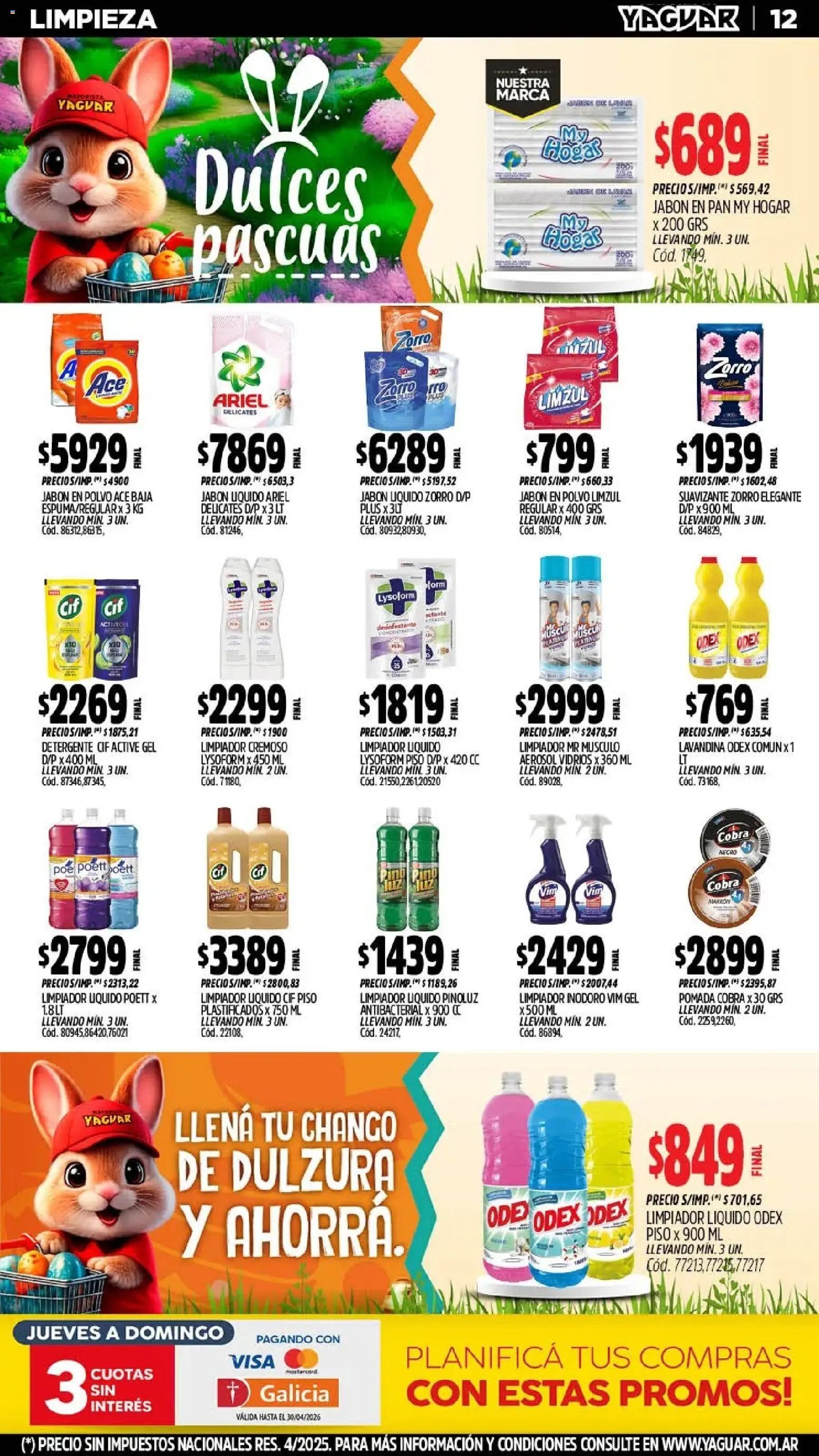 Yaguar - Oferta Semanal Córdoba (2026-03-30 - 2026-04-04)