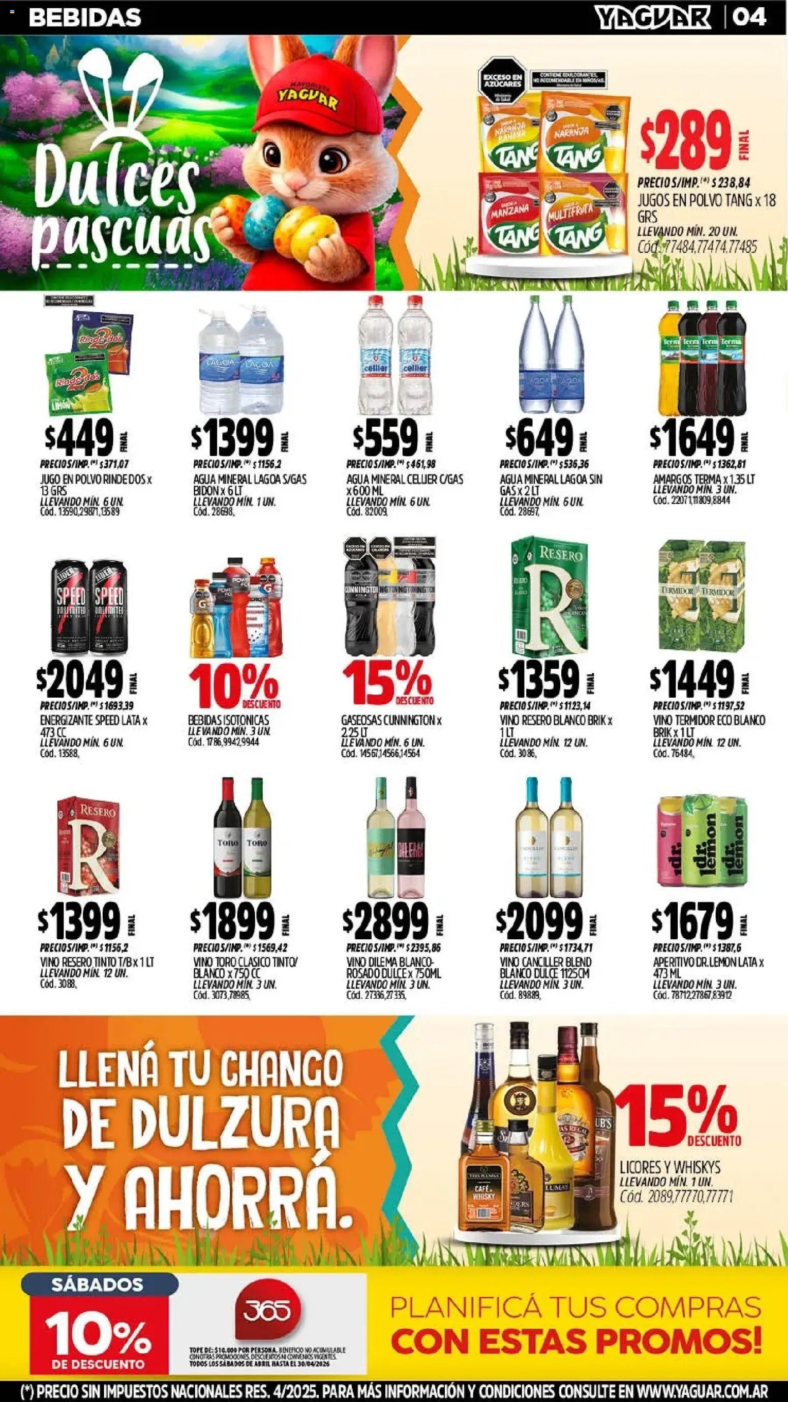Yaguar - Oferta Semanal Córdoba (2026-03-30 - 2026-04-04)