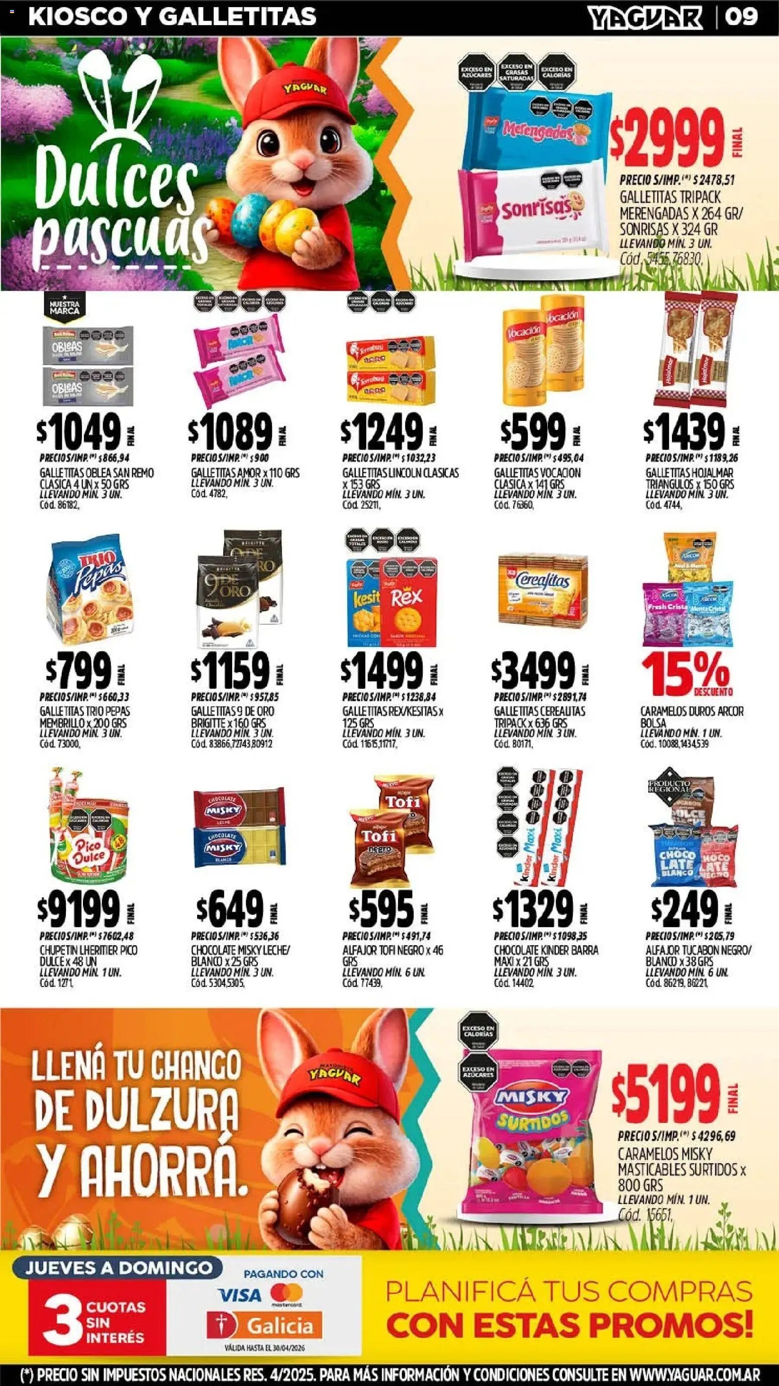 Yaguar - Oferta Semanal Córdoba (2026-03-30 - 2026-04-04)