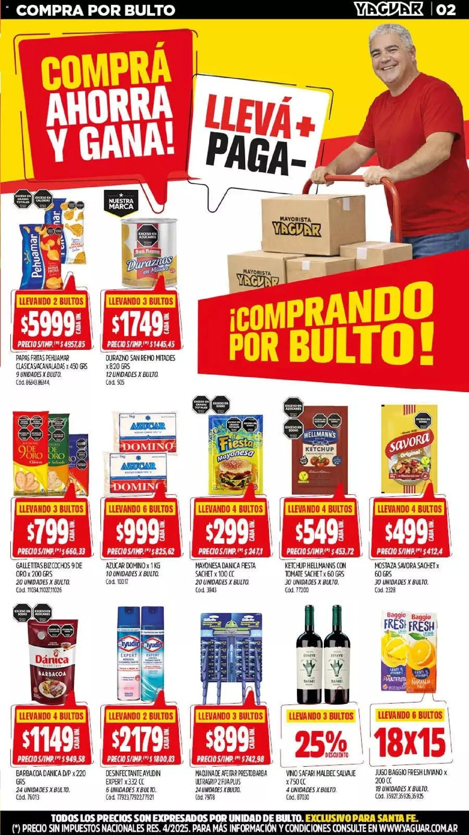 Yaguar - Oferta Semanal Santa Fé (2026-03-30 - 2026-04-04)