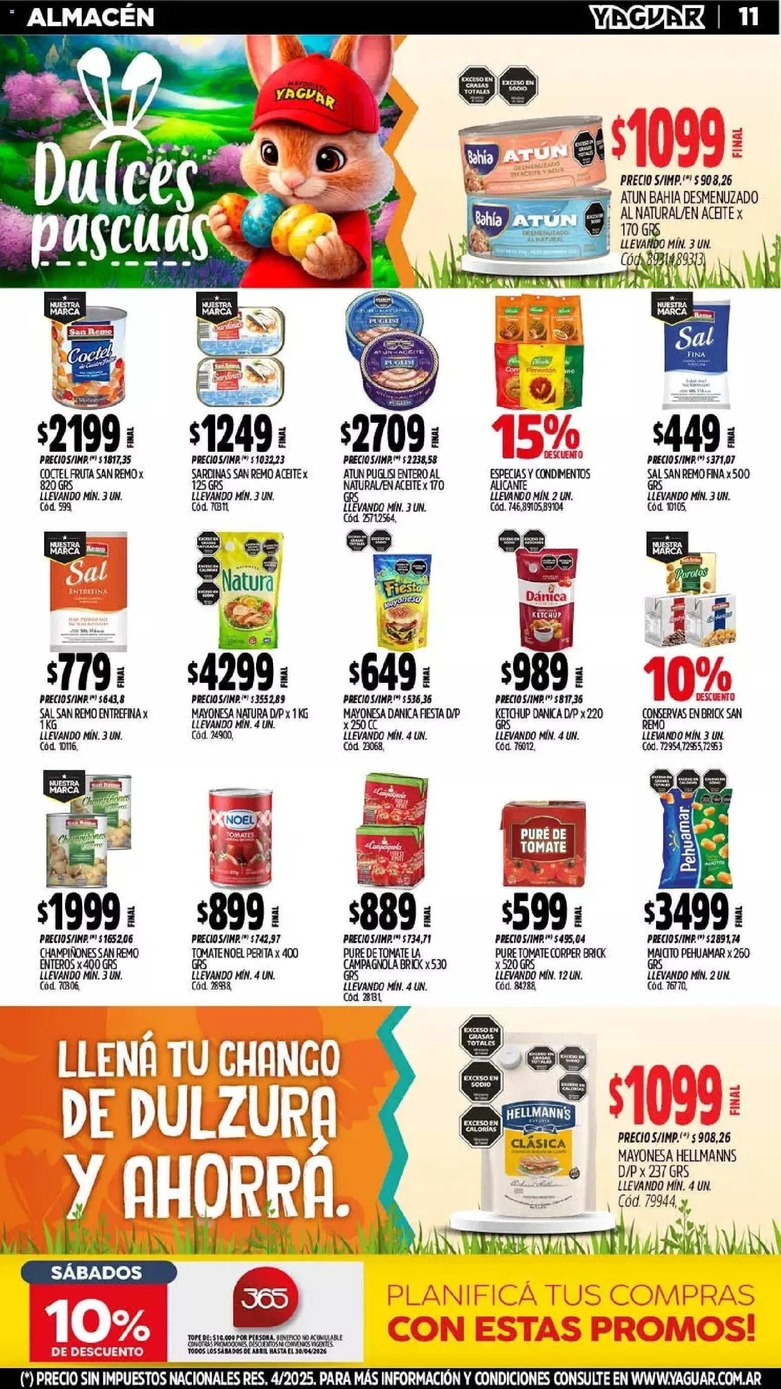 Yaguar - Oferta Semanal Santa Fé (2026-03-30 - 2026-04-04)