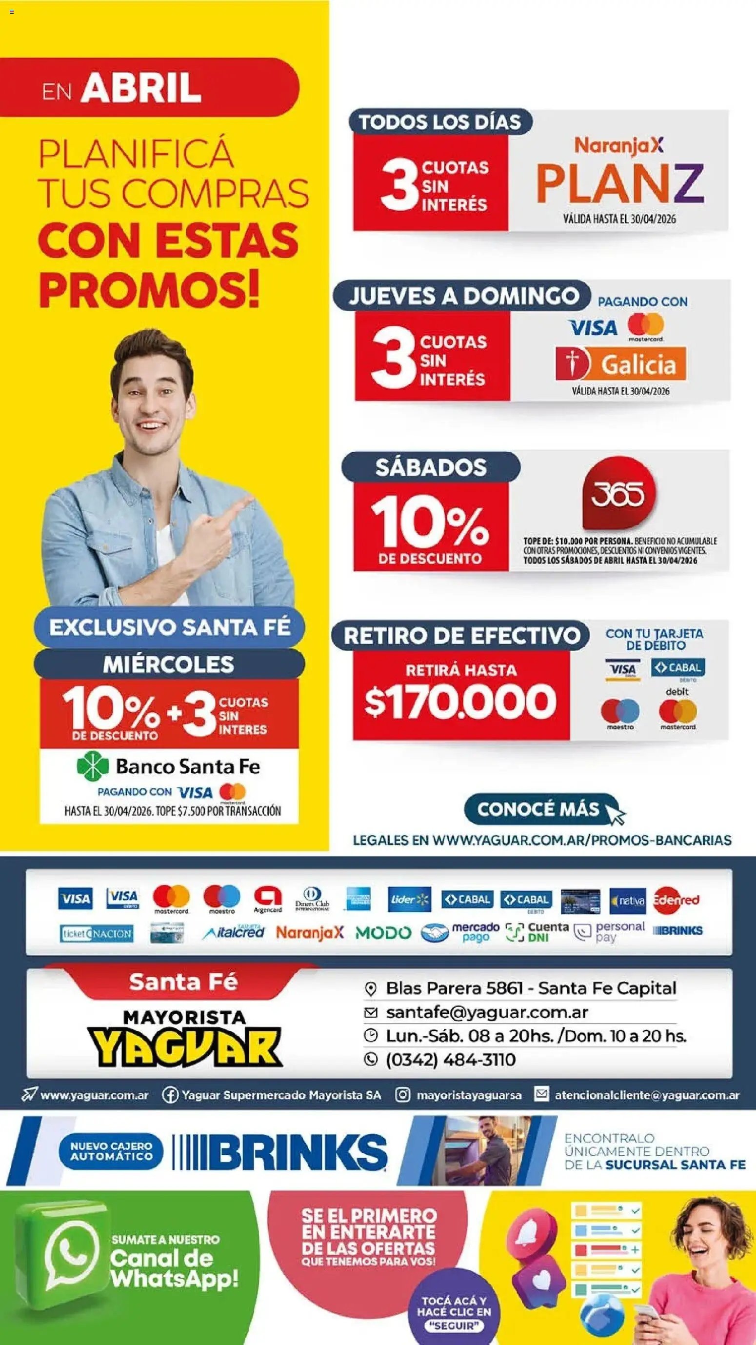 Yaguar - Oferta Semanal Santa Fé (2026-03-30 - 2026-04-04)