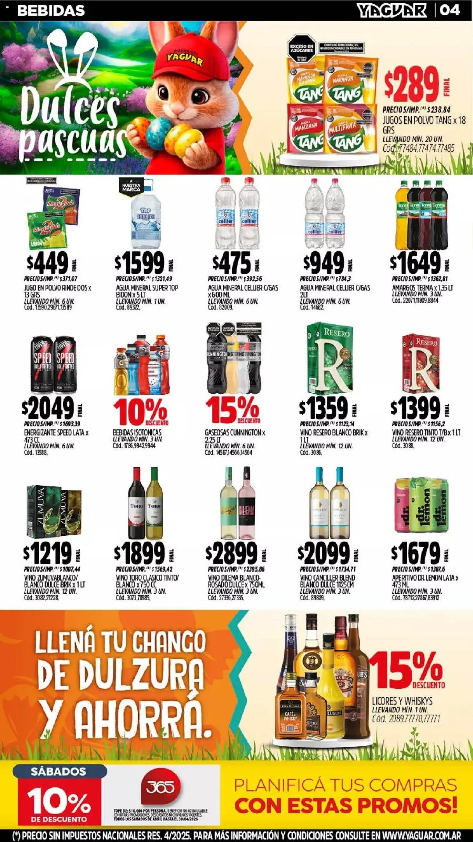 Yaguar - Oferta Semanal Santa Fé (2026-03-30 - 2026-04-04)