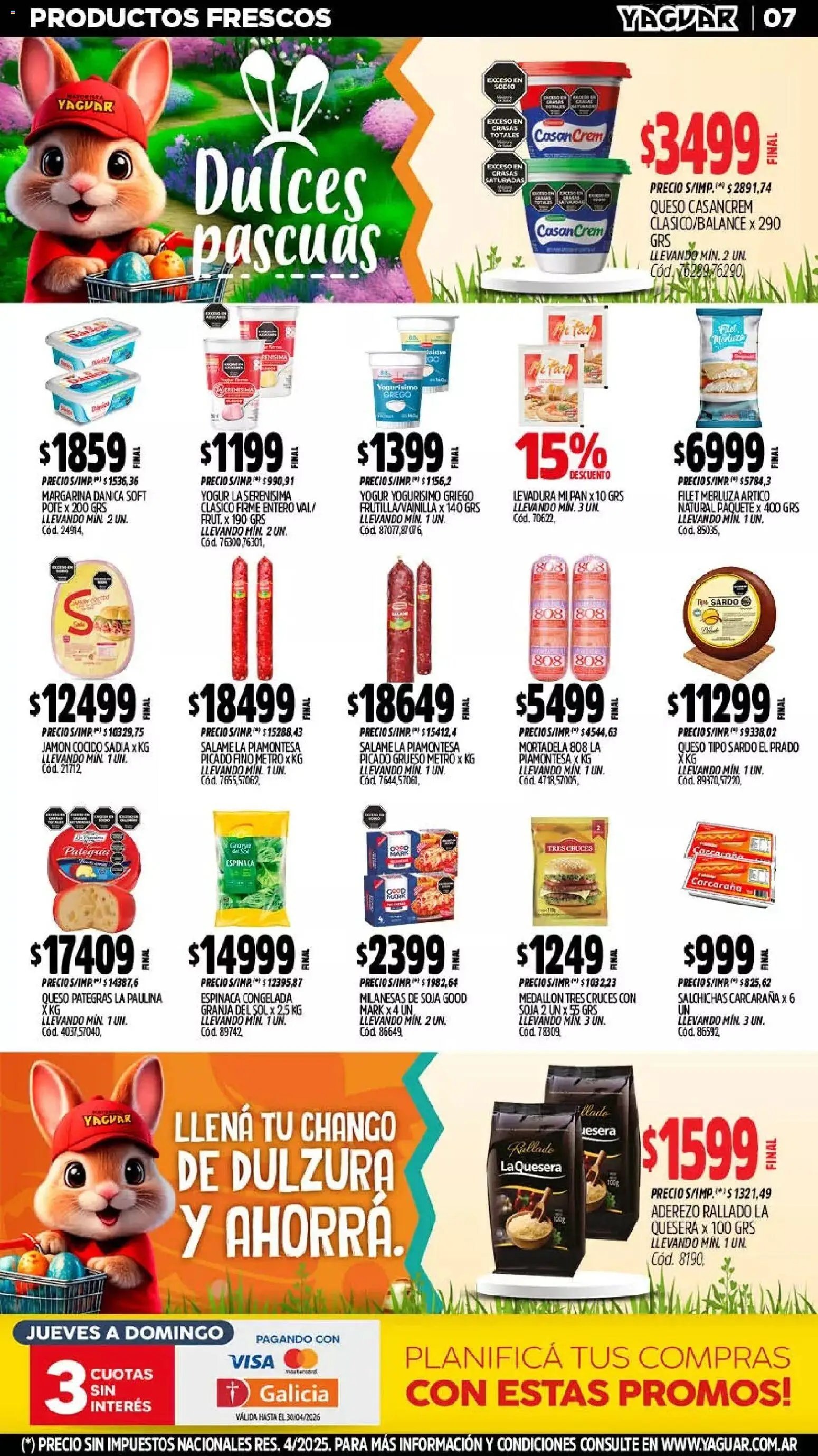 Yaguar - Oferta Semanal Santa Fé (2026-03-30 - 2026-04-04)