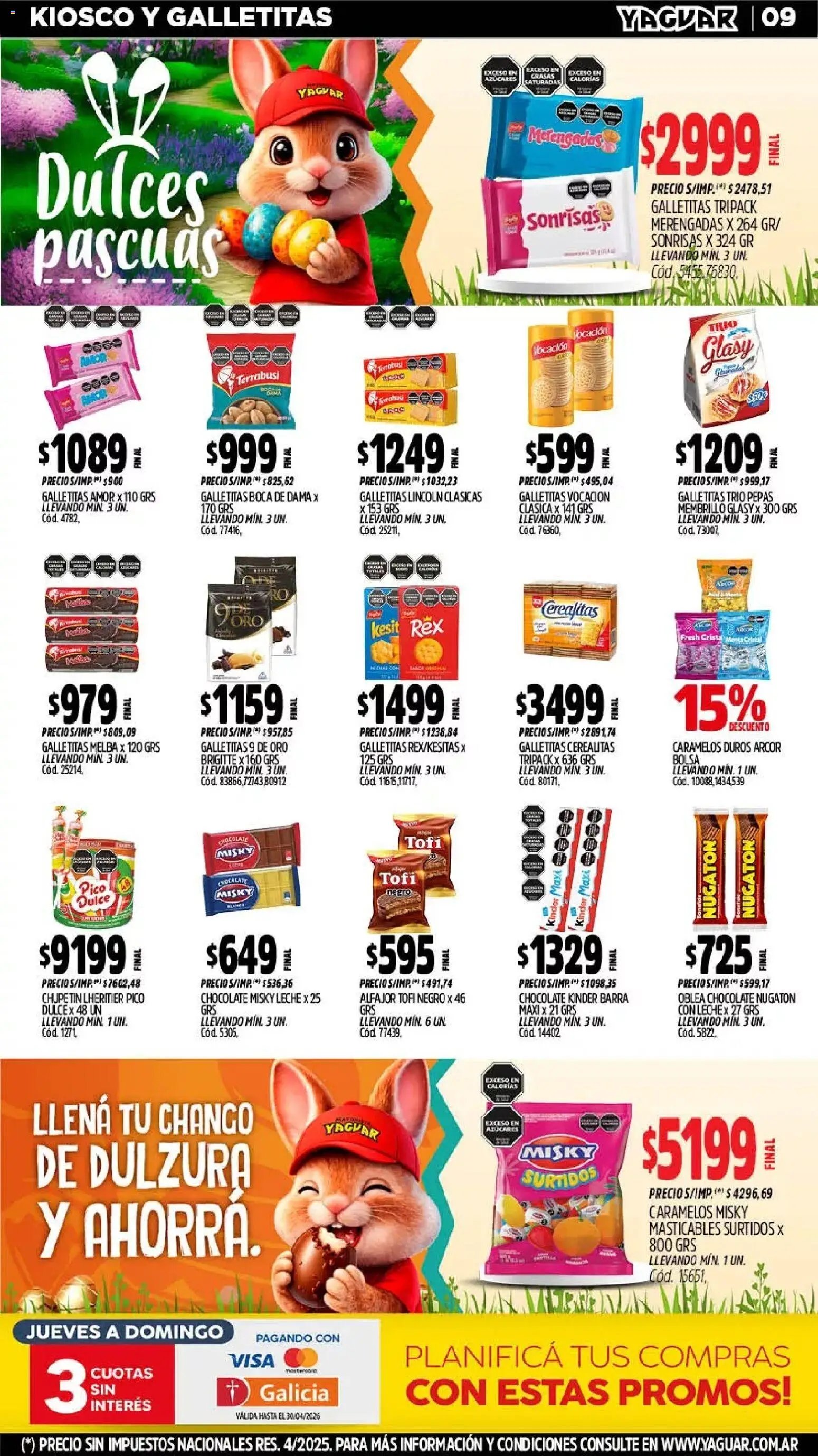 Yaguar - Oferta Semanal Santa Fé (2026-03-30 - 2026-04-04)