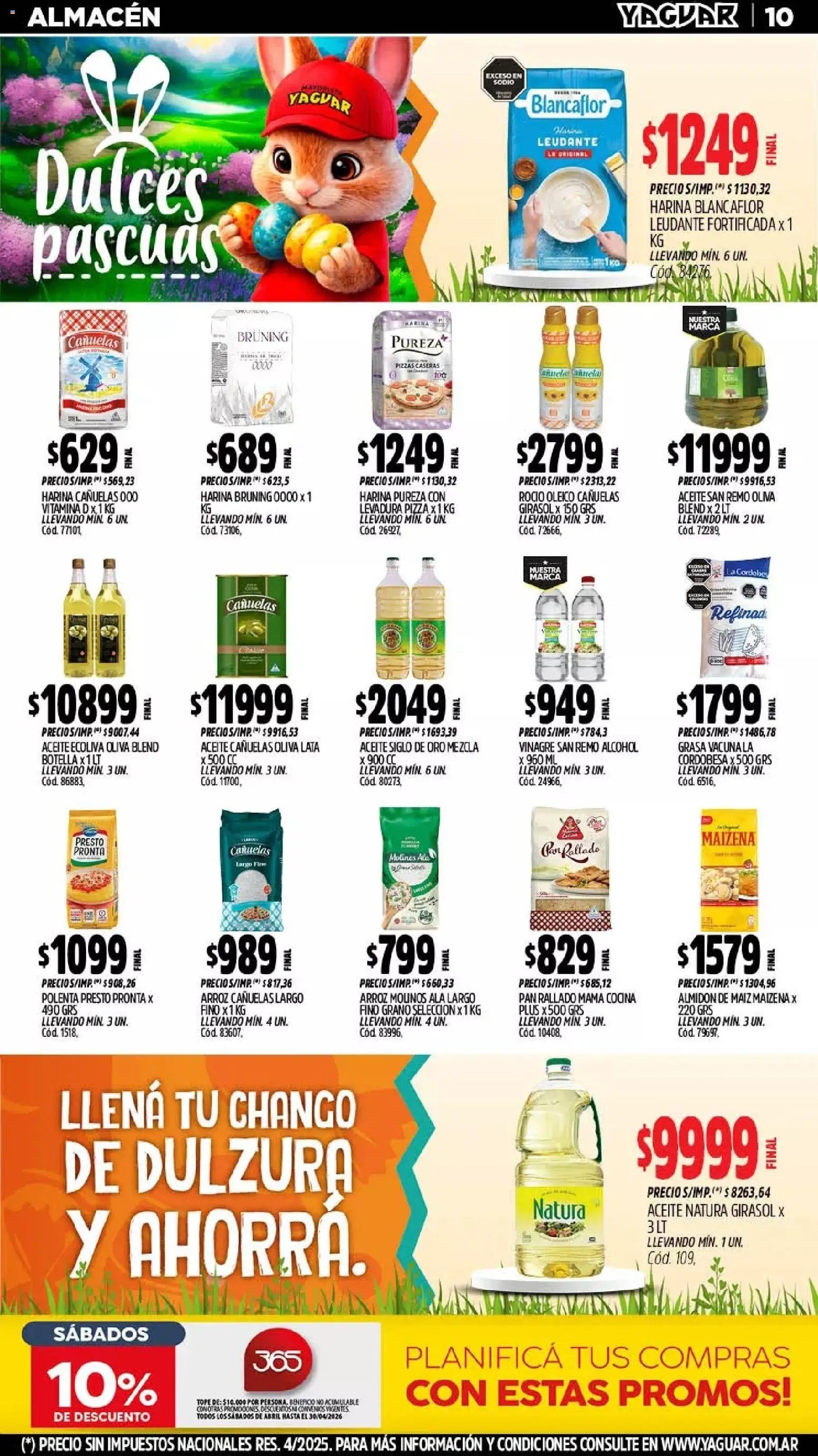 Yaguar - Oferta Semanal Santa Fé (2026-03-30 - 2026-04-04)