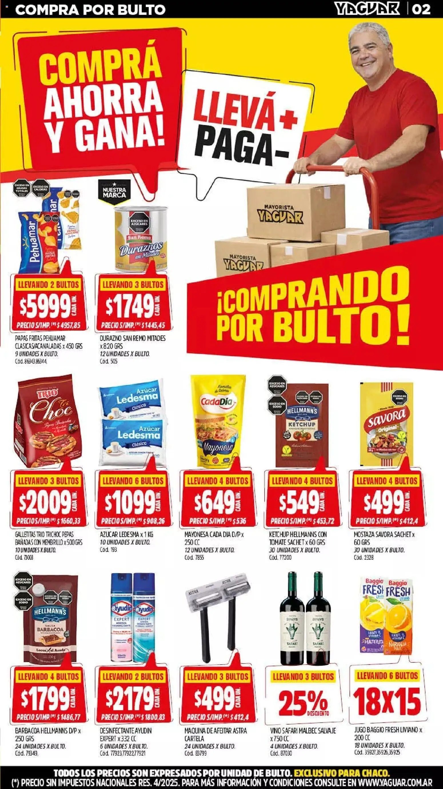 Yaguar - Oferta Semanal Chaco (2026-03-30 - 2026-04-04)