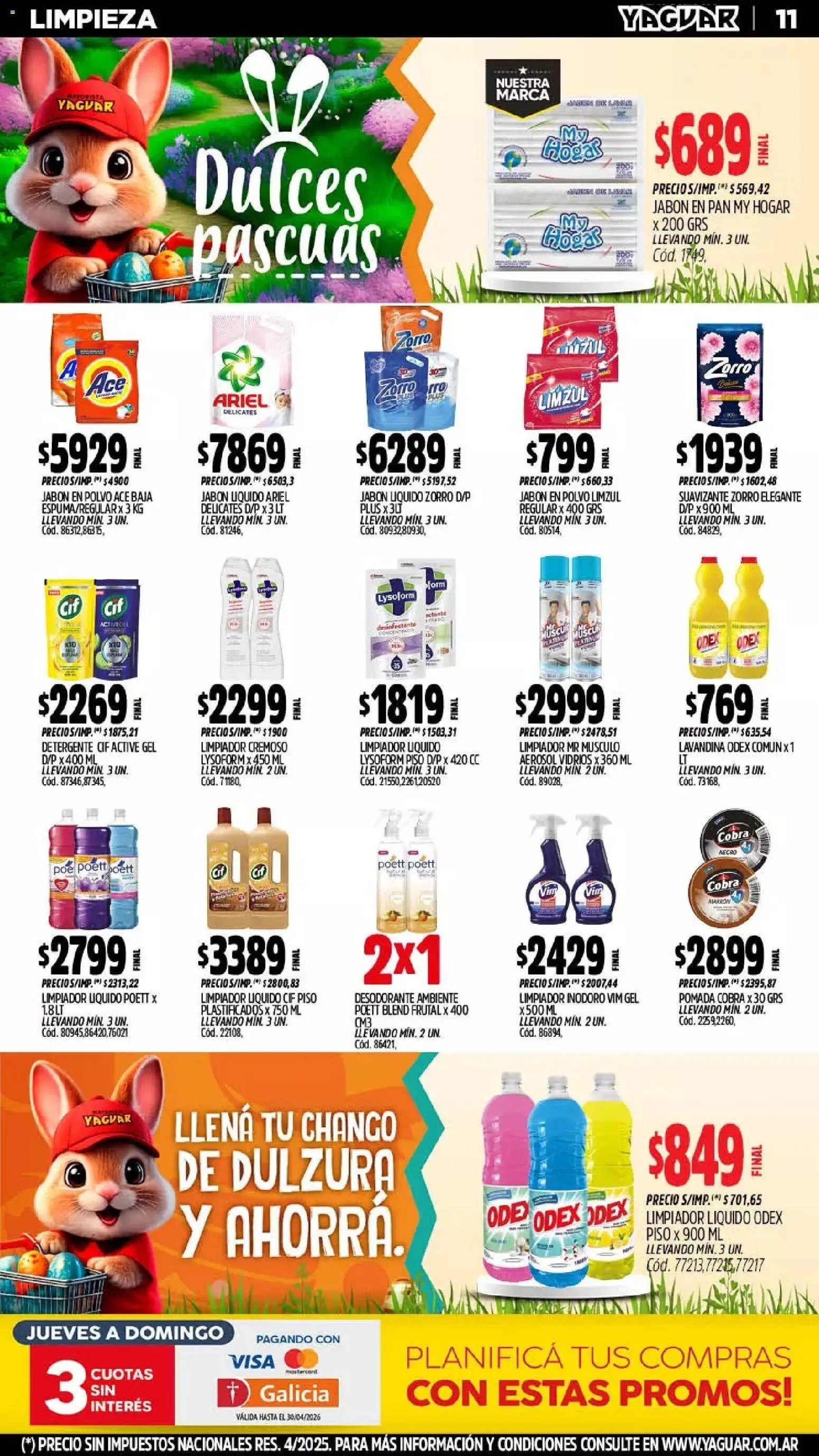 Yaguar - Oferta Semanal Chaco (2026-03-30 - 2026-04-04)