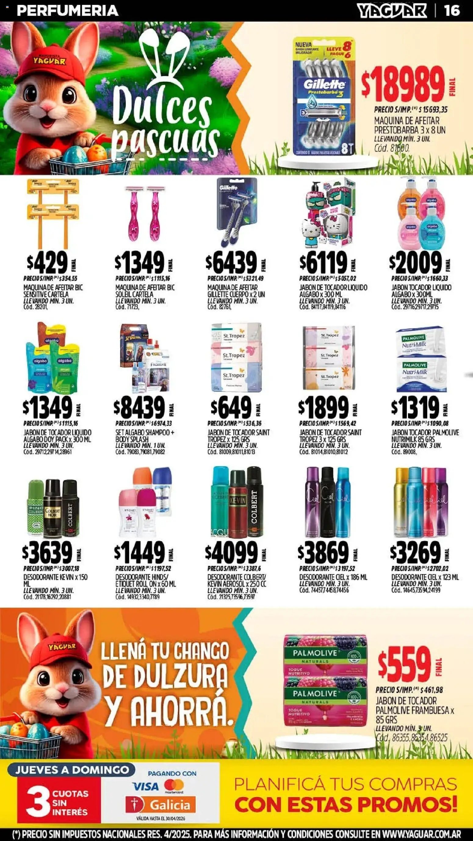 Yaguar - Oferta Semanal Chaco (2026-03-30 - 2026-04-04)