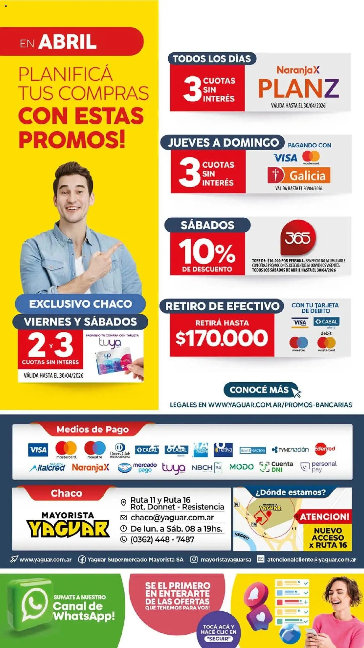 Yaguar - Oferta Semanal Chaco (2026-03-30 - 2026-04-04)