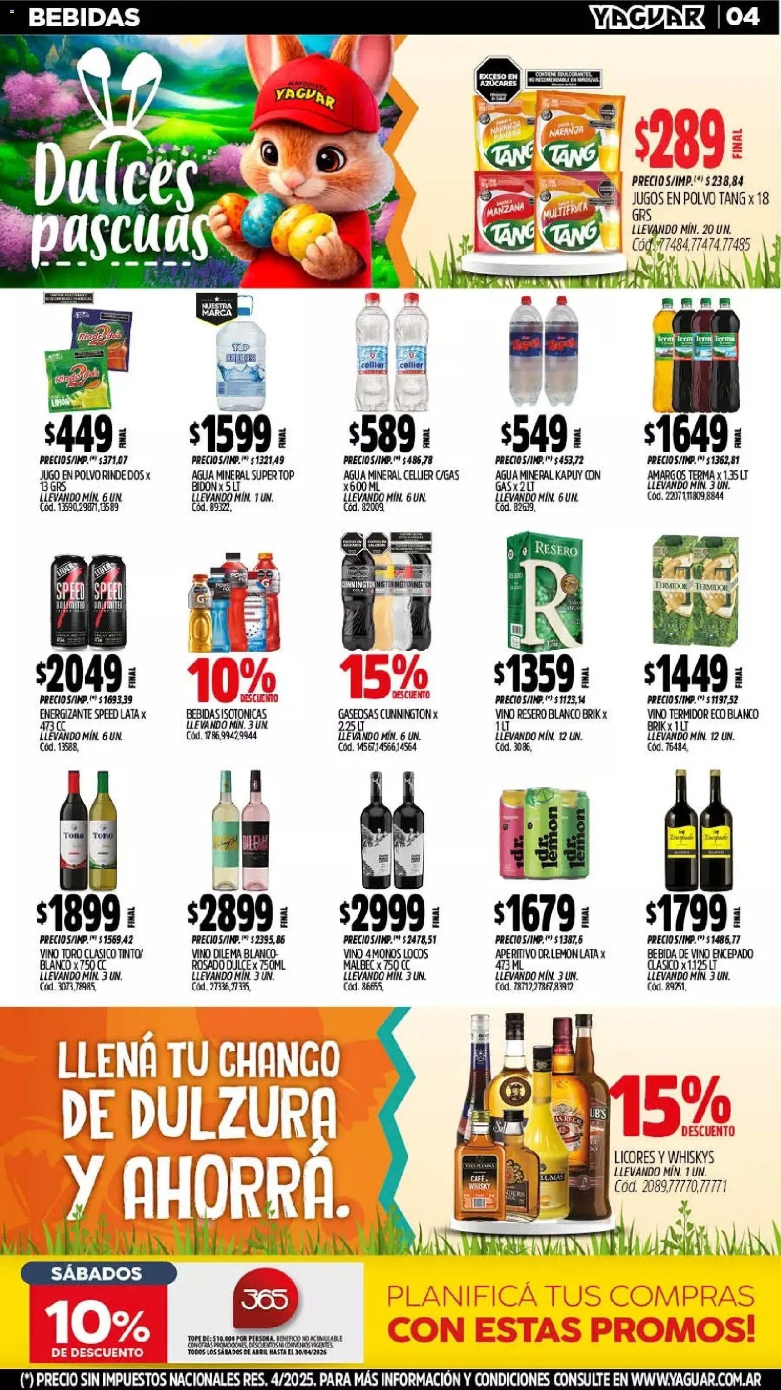 Yaguar - Oferta Semanal Chaco (2026-03-30 - 2026-04-04)