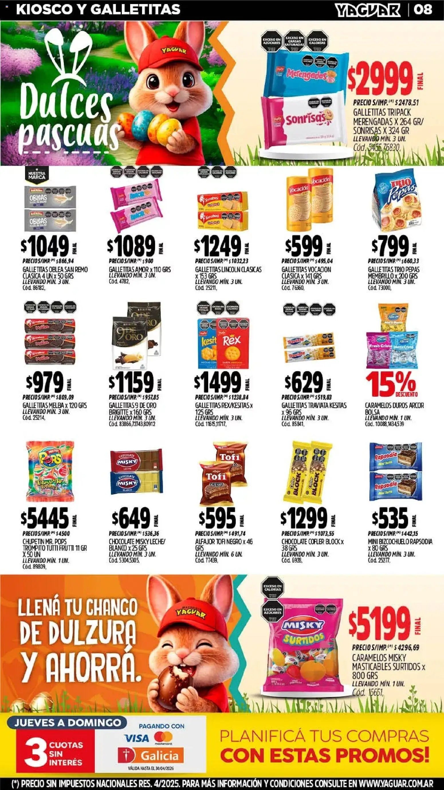 Yaguar - Oferta Semanal Chaco (2026-03-30 - 2026-04-04)