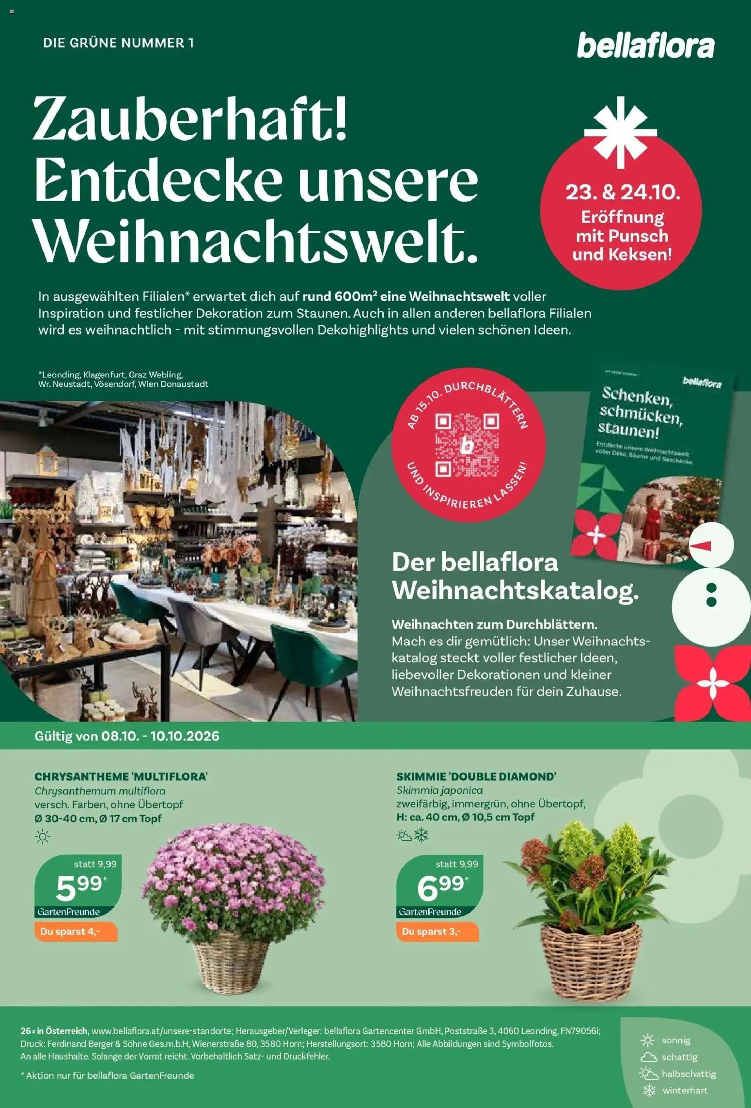 bellaflora - Bellaflora: Flugblatt