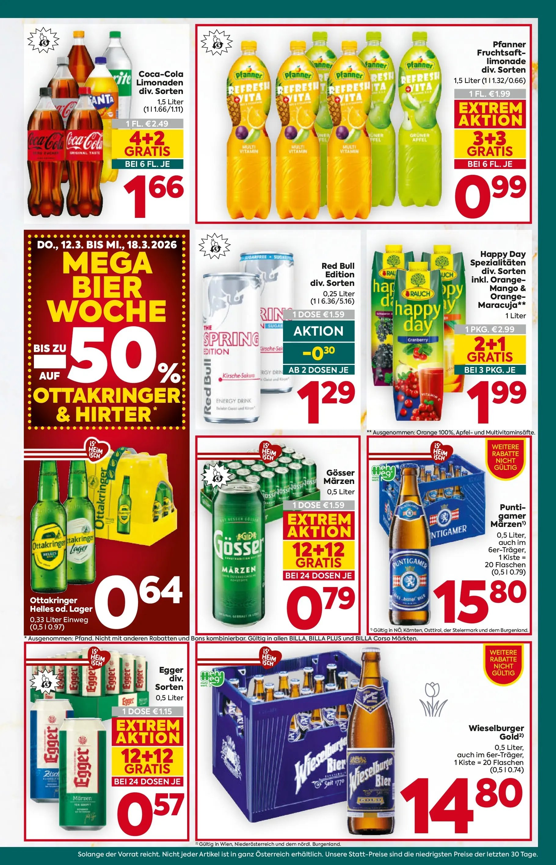 Billa Plus Flugblatt - Niederösterreich