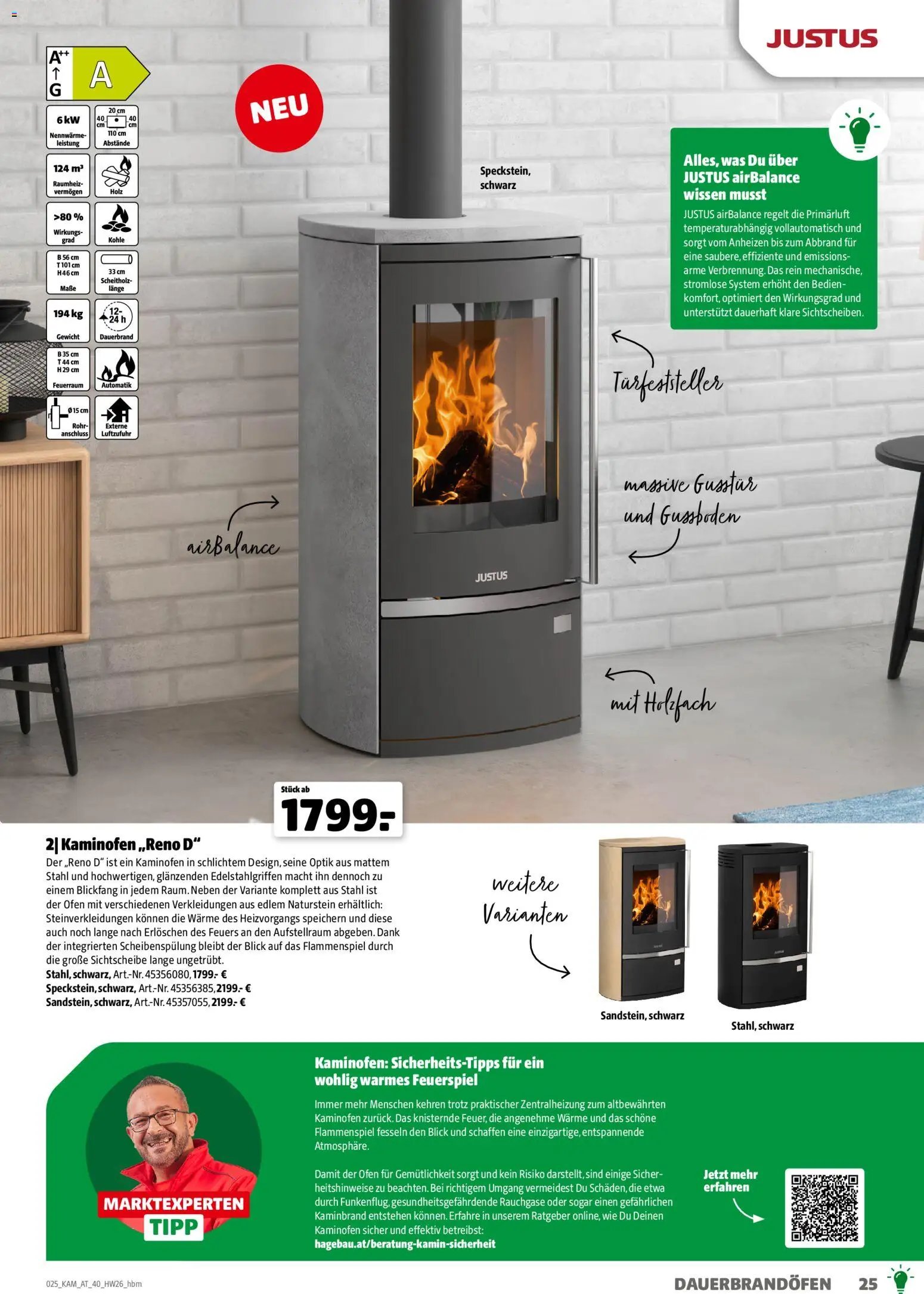 Hagebau Kaminofen und Zubehör