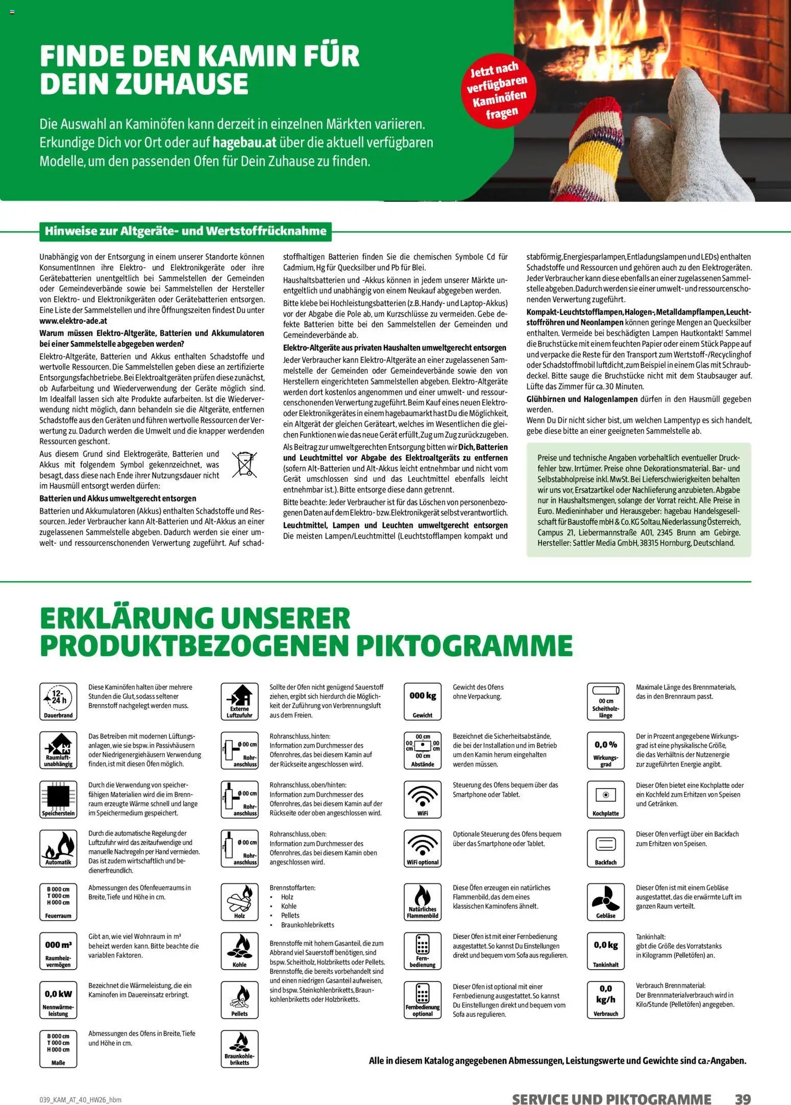Hagebau Kaminofen und Zubehör