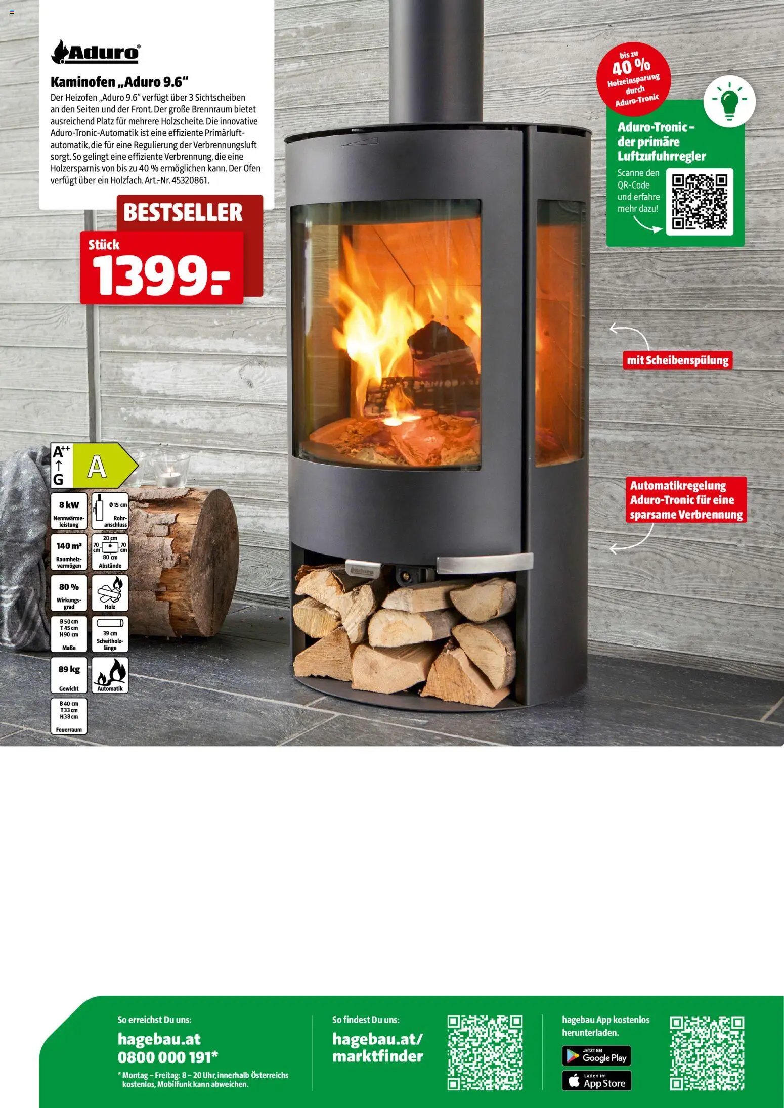 Hagebau Kaminofen und Zubehör