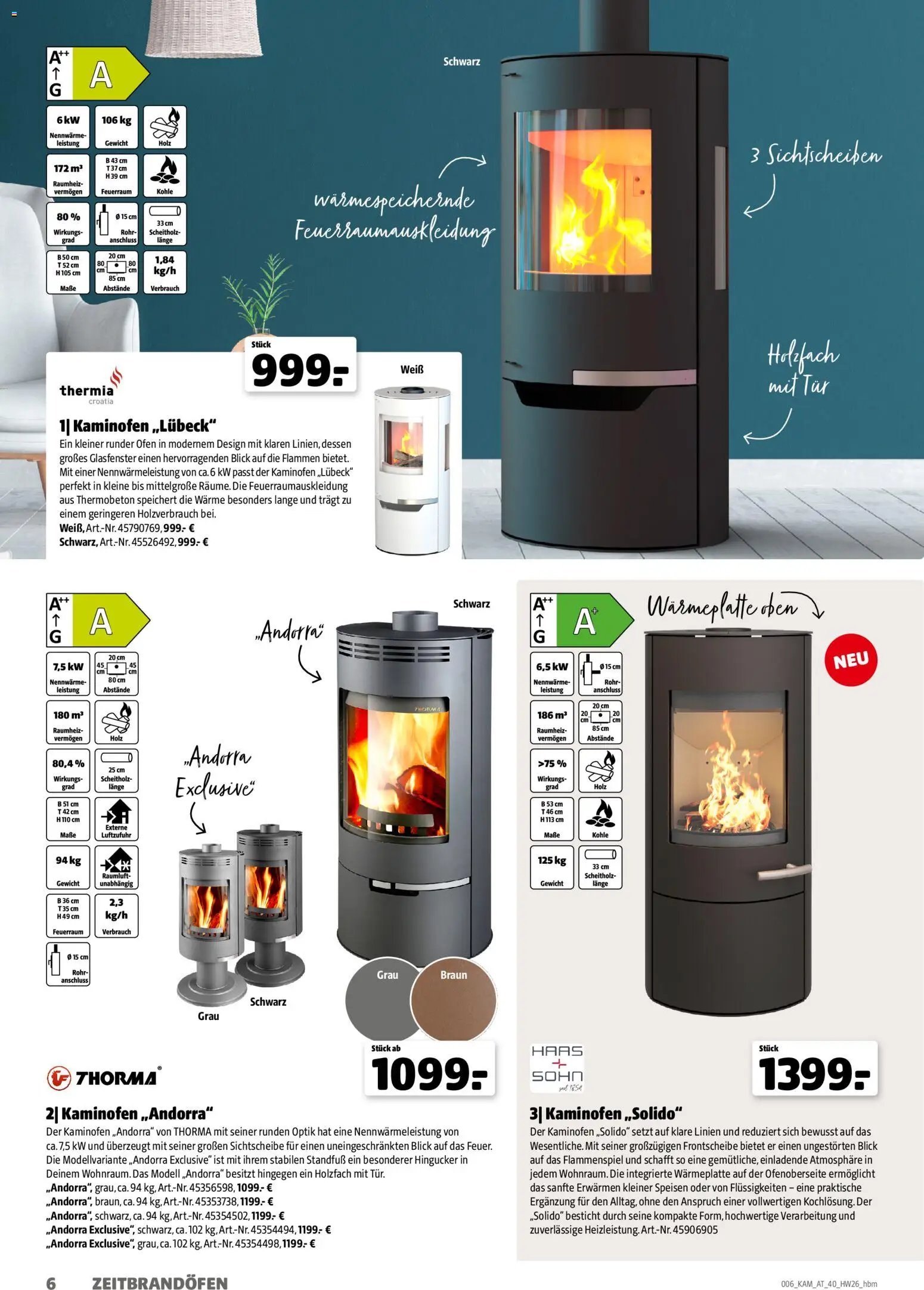 Hagebau Kaminofen und Zubehör