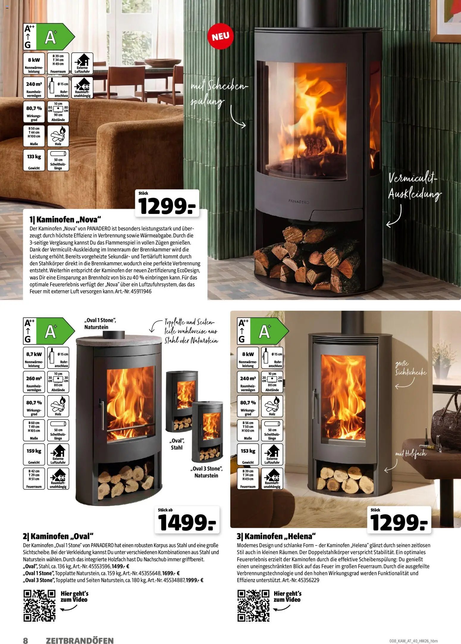Hagebau Kaminofen und Zubehör