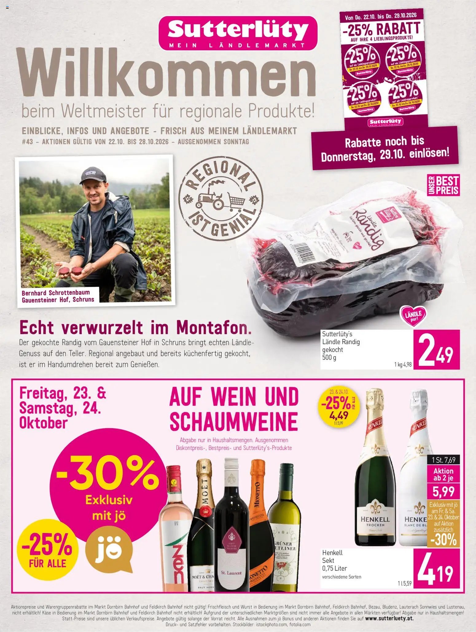 Sutterlüty Flugblatt